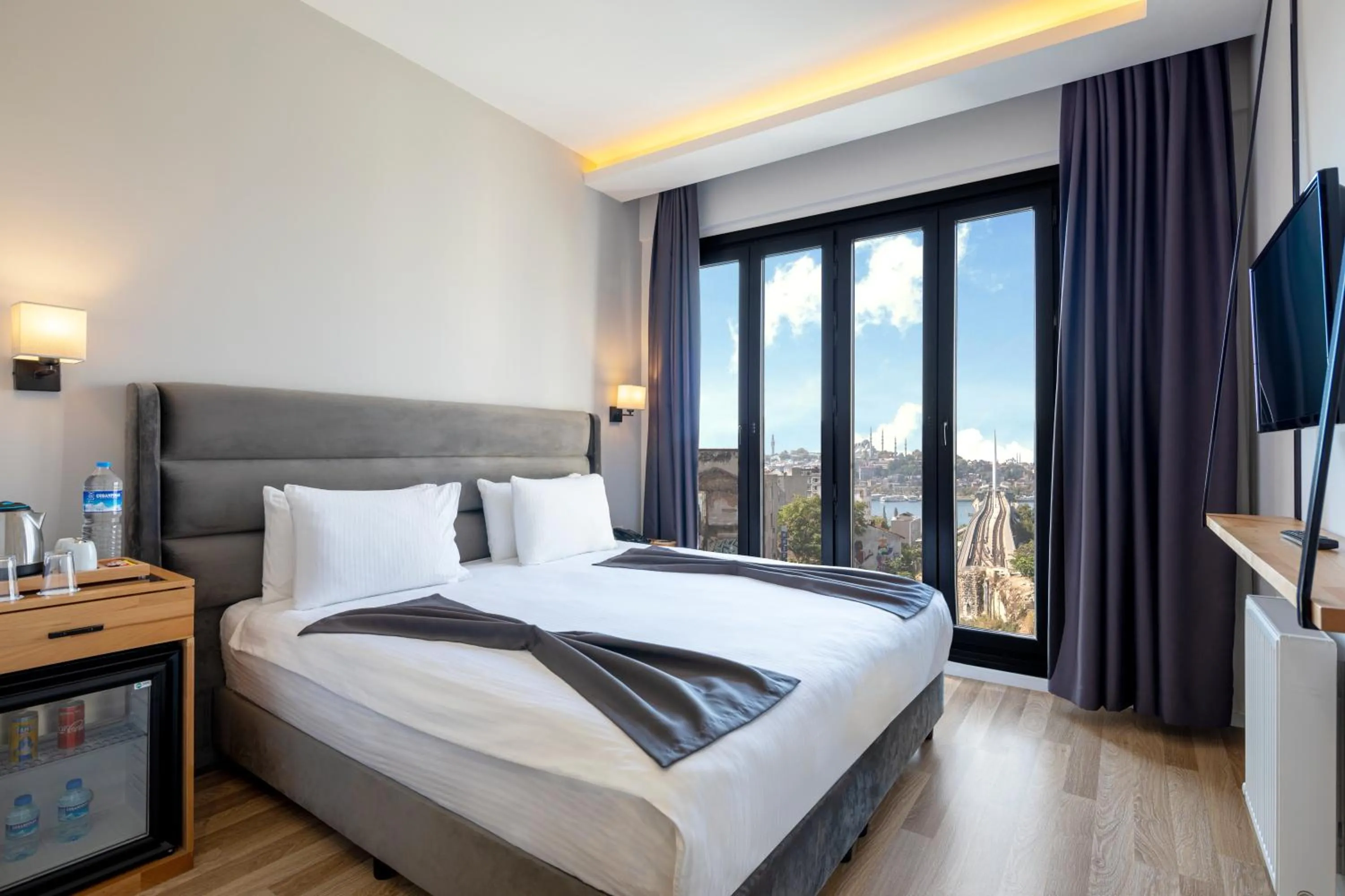 Bed in DORUK PALAS HOTEL