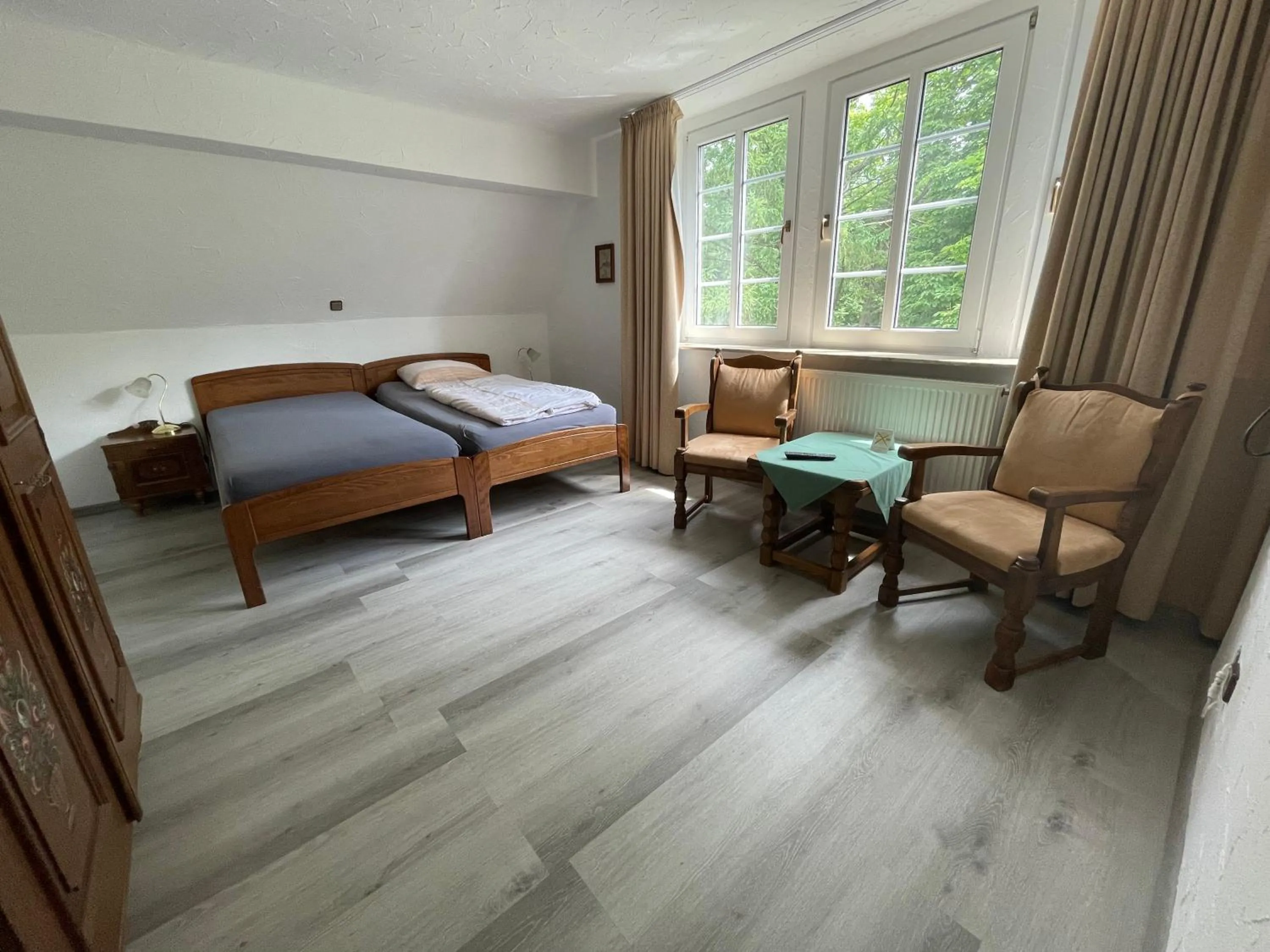 Photo of the whole room, Bed in Hotel & Gastropark Loemühle