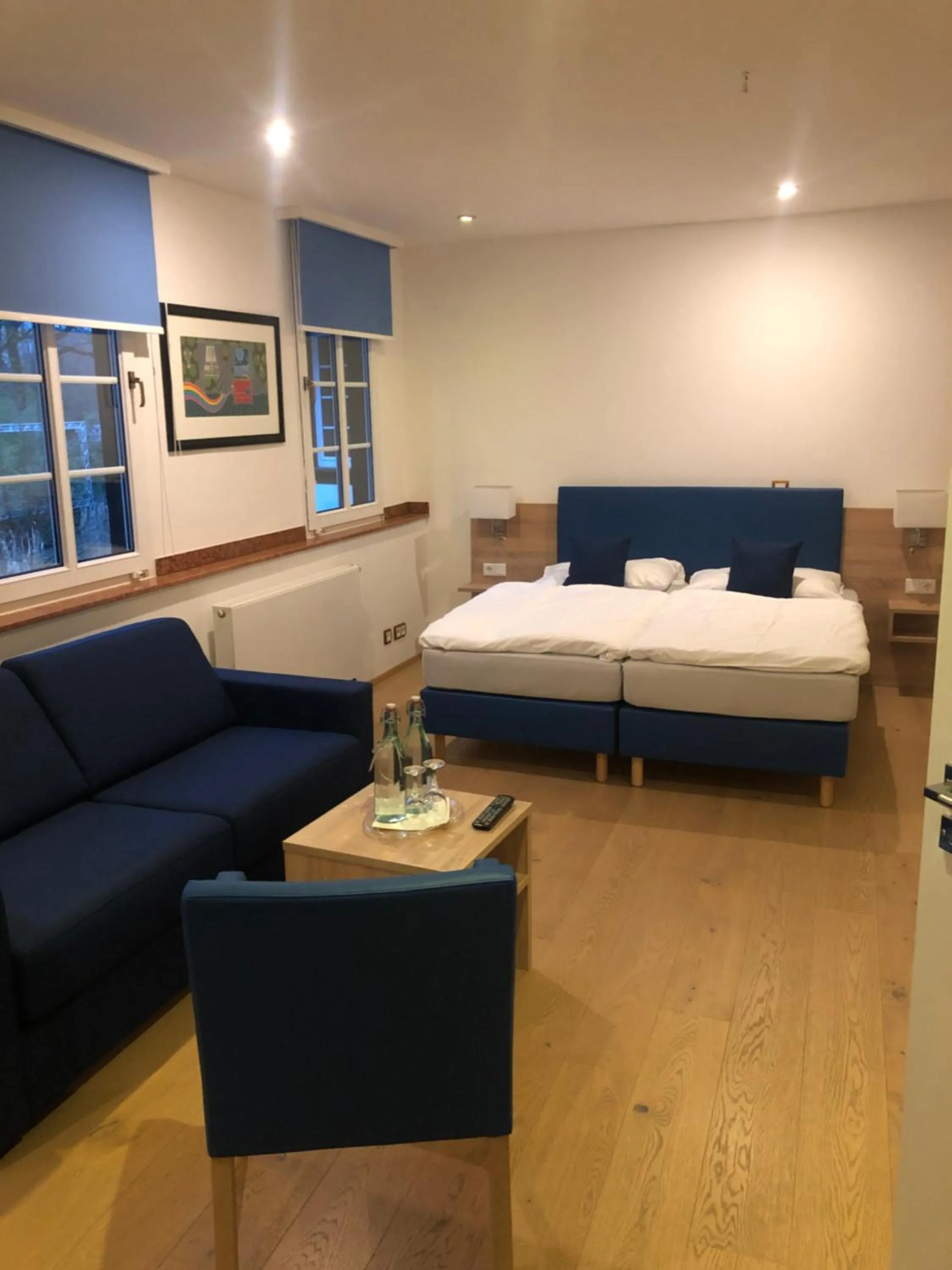 Photo of the whole room, Bed in Hotel & Gastropark Loemühle