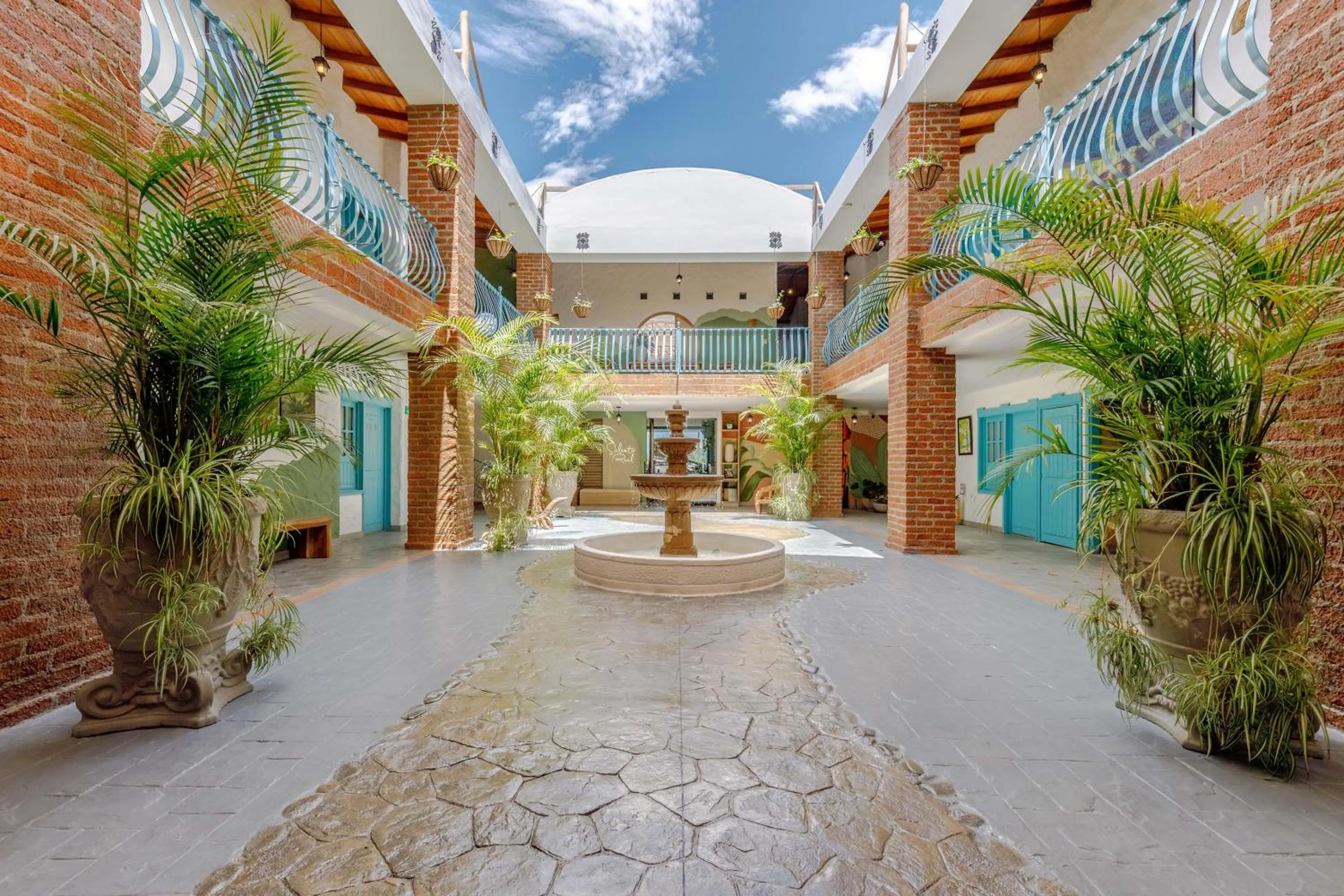 Patio in Hotel Salento Real Eje Cafetero