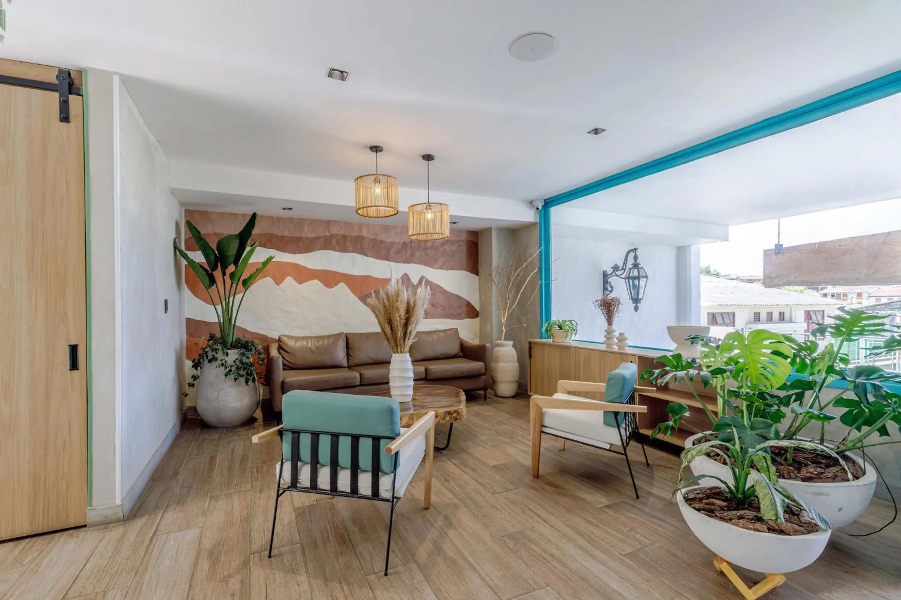 Living room, Bed in Hotel Salento Real Eje Cafetero Living room, Bed in Hotel Salento Real Eje Cafetero