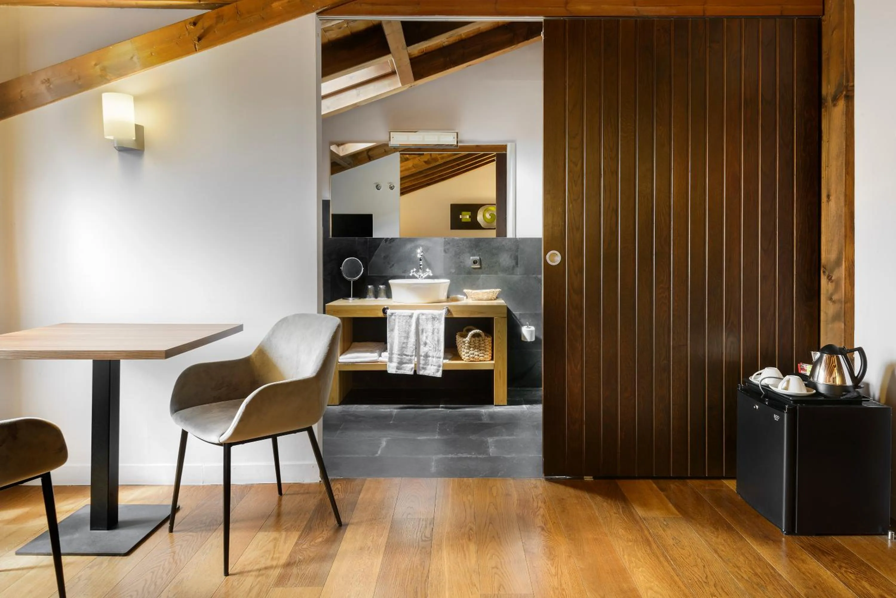 Seating area in Hotel Rural Iribarnia