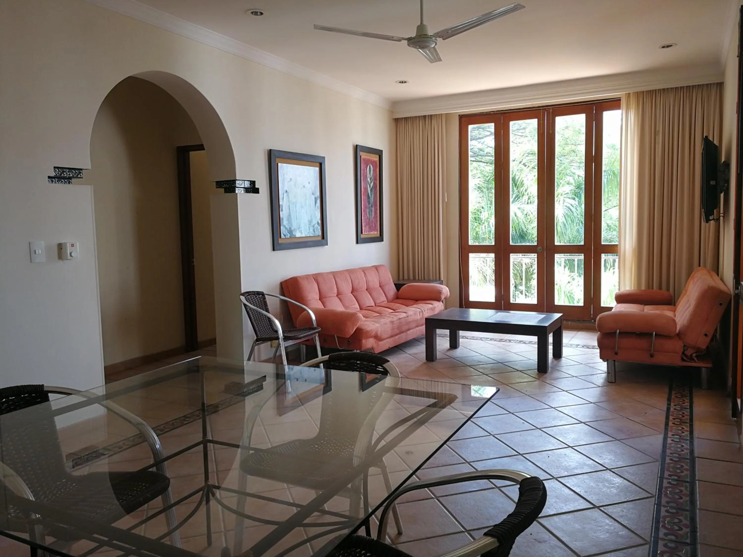 Living room in Hotel Peñon Suites