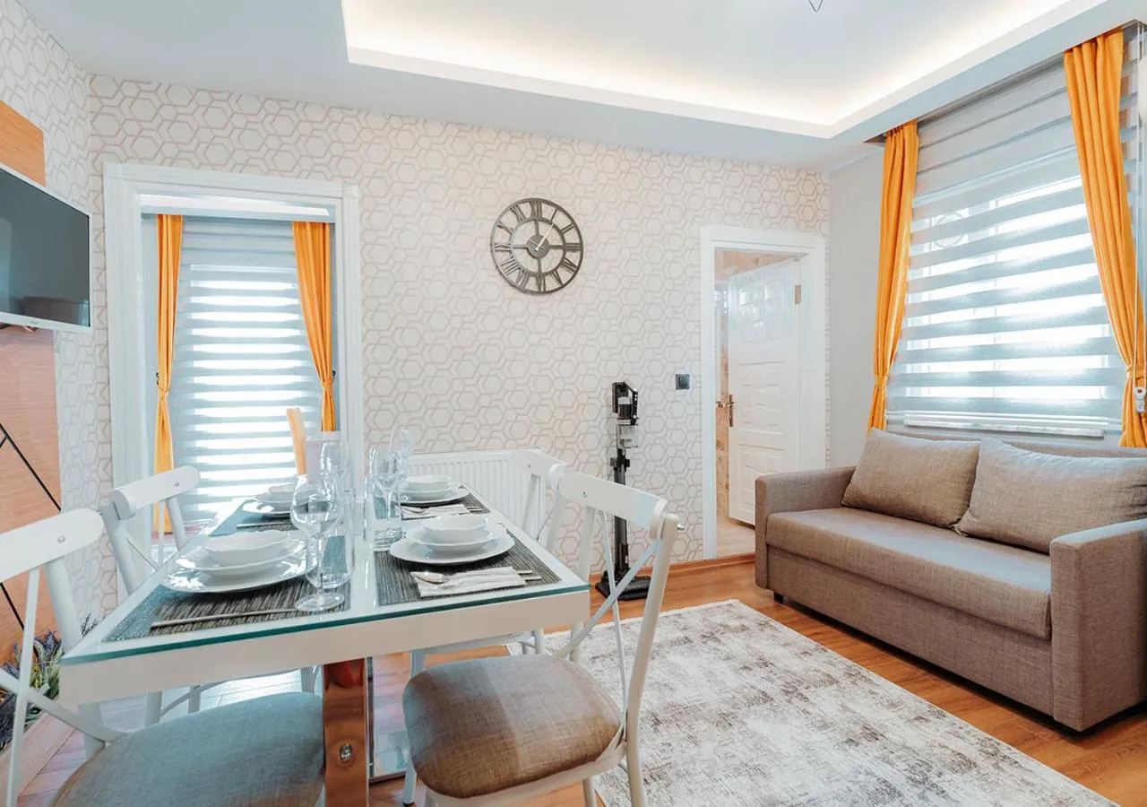 Living room in Umut Apartments