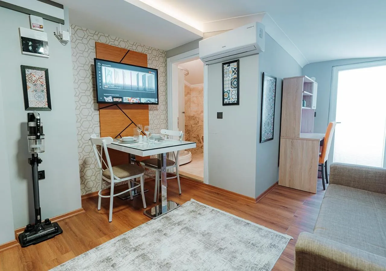 Living room in Umut Apartments