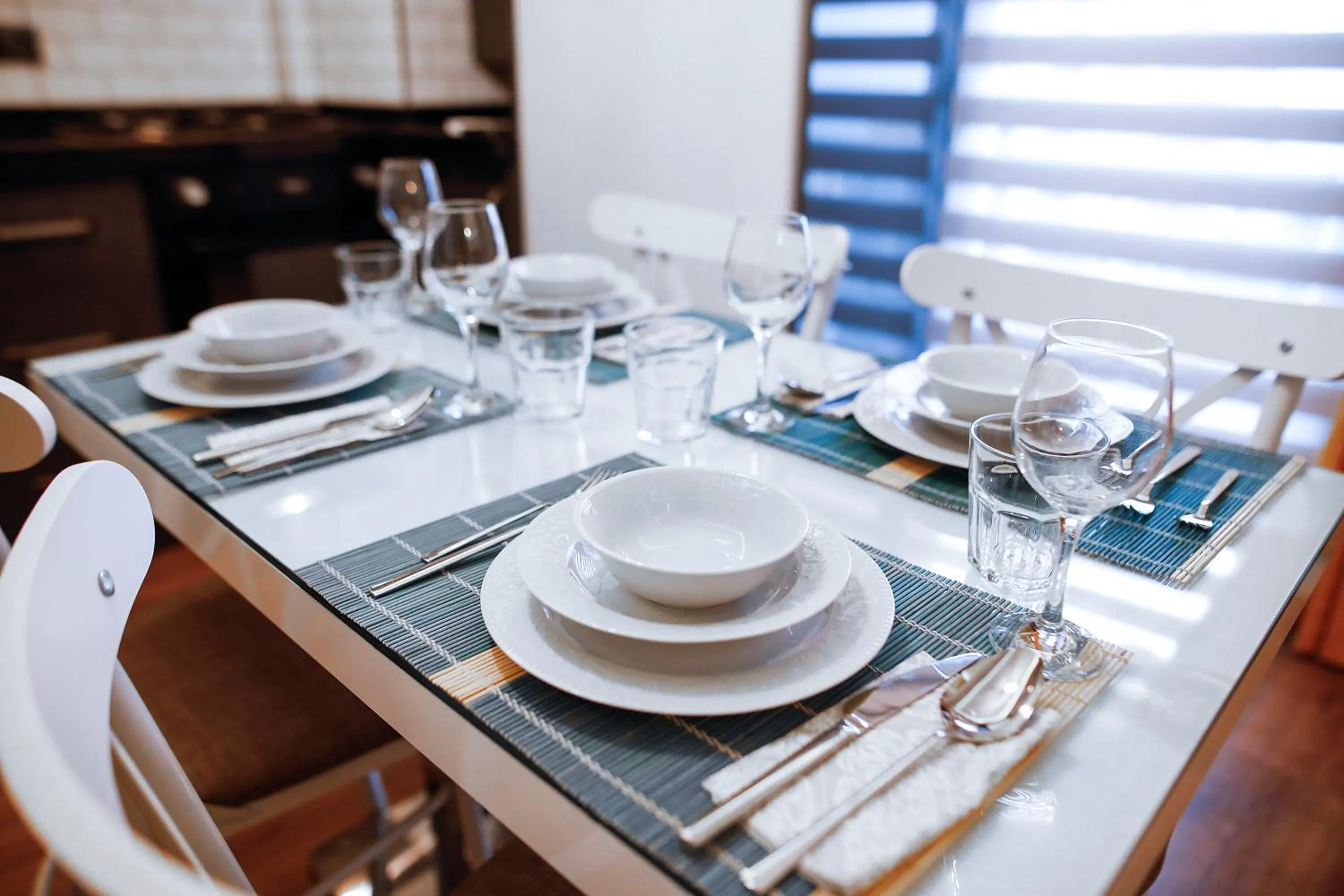 Kitchen or kitchenette in Umut Apartments