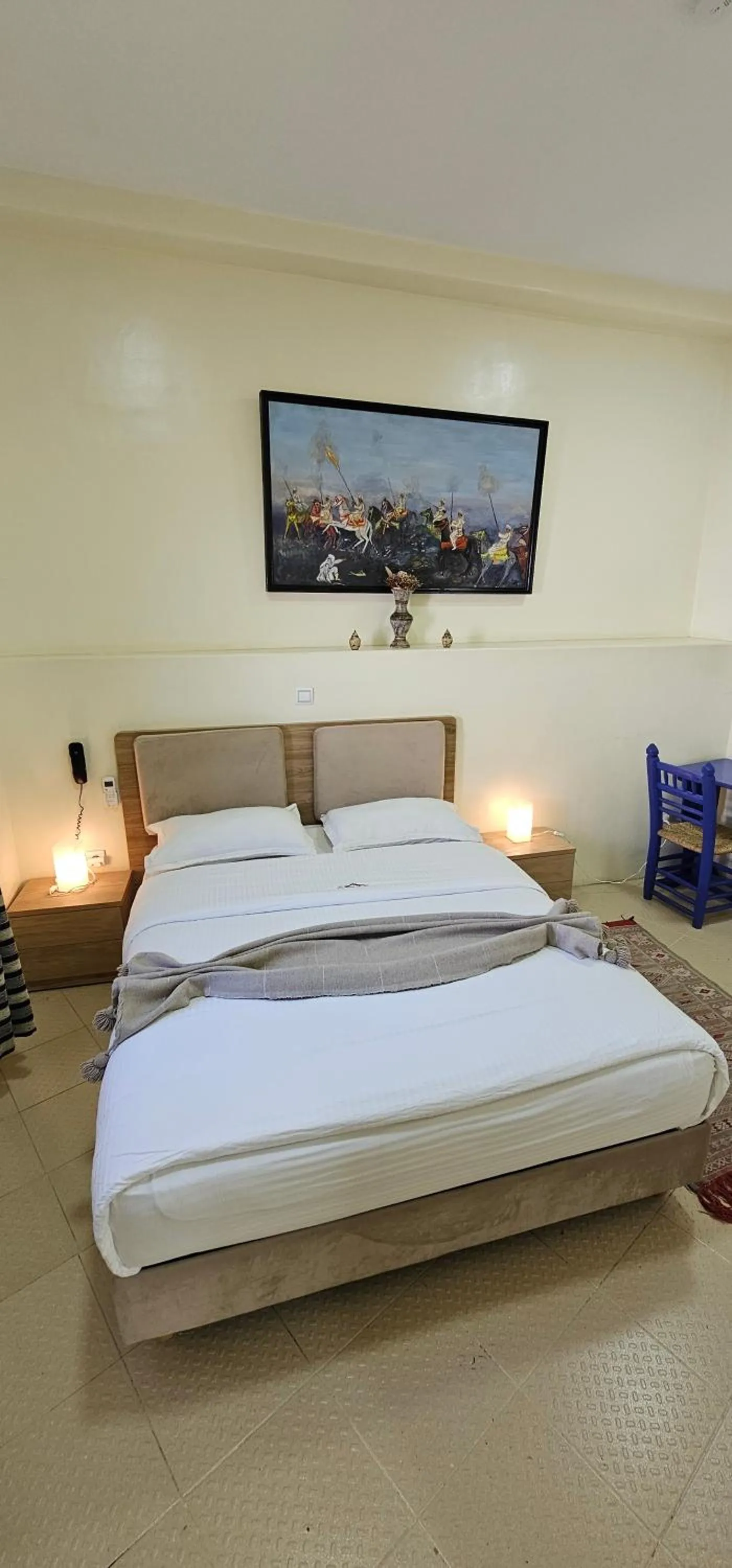 Bedroom, Bed in Ryad 91