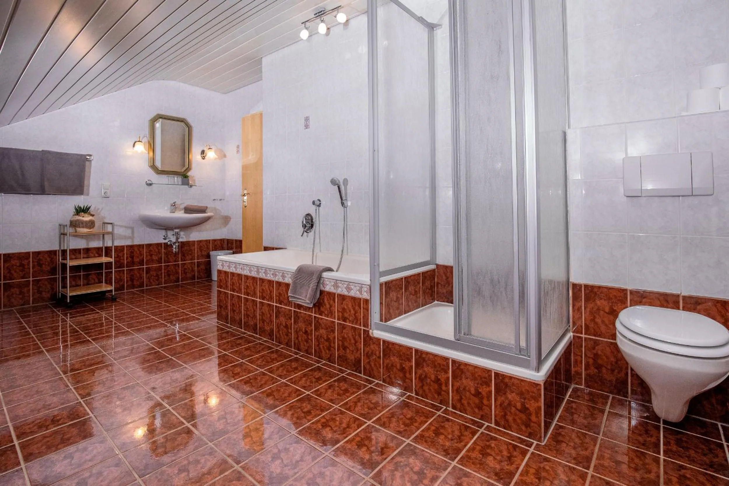 Shower in Pension Silberbauer