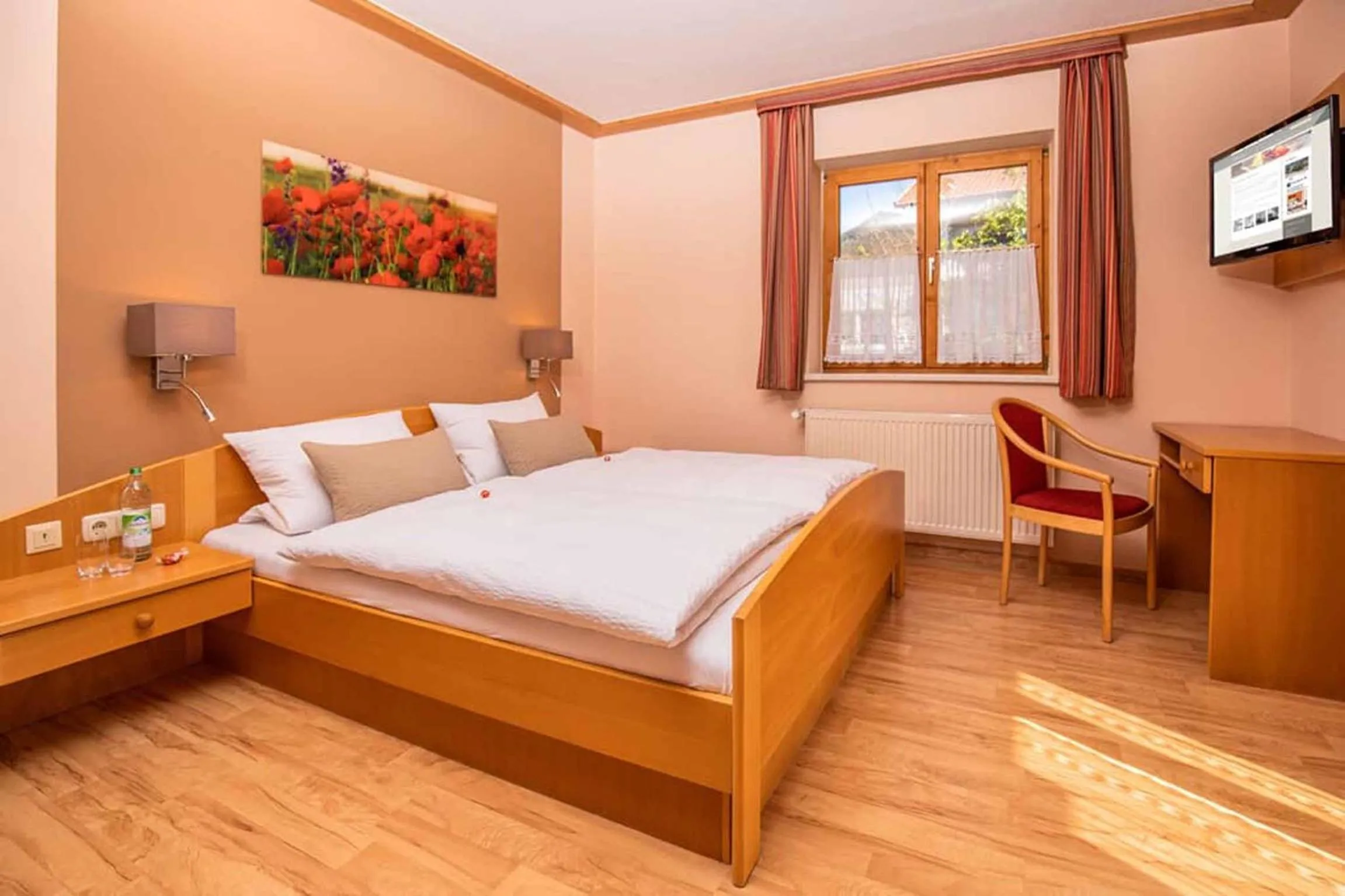 Bedroom, Bed in Pension Silberbauer