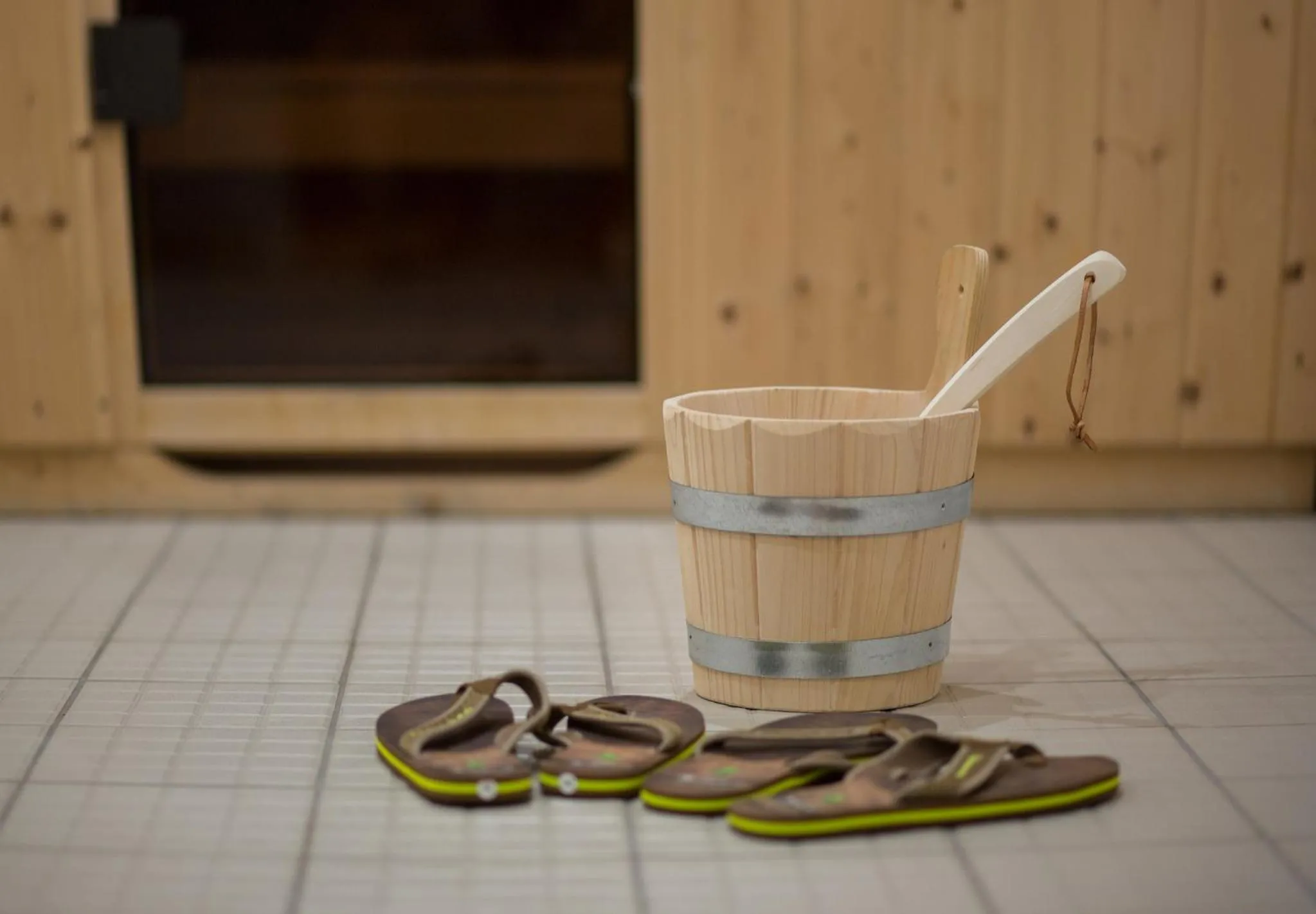 Sauna in Pension Silberbauer