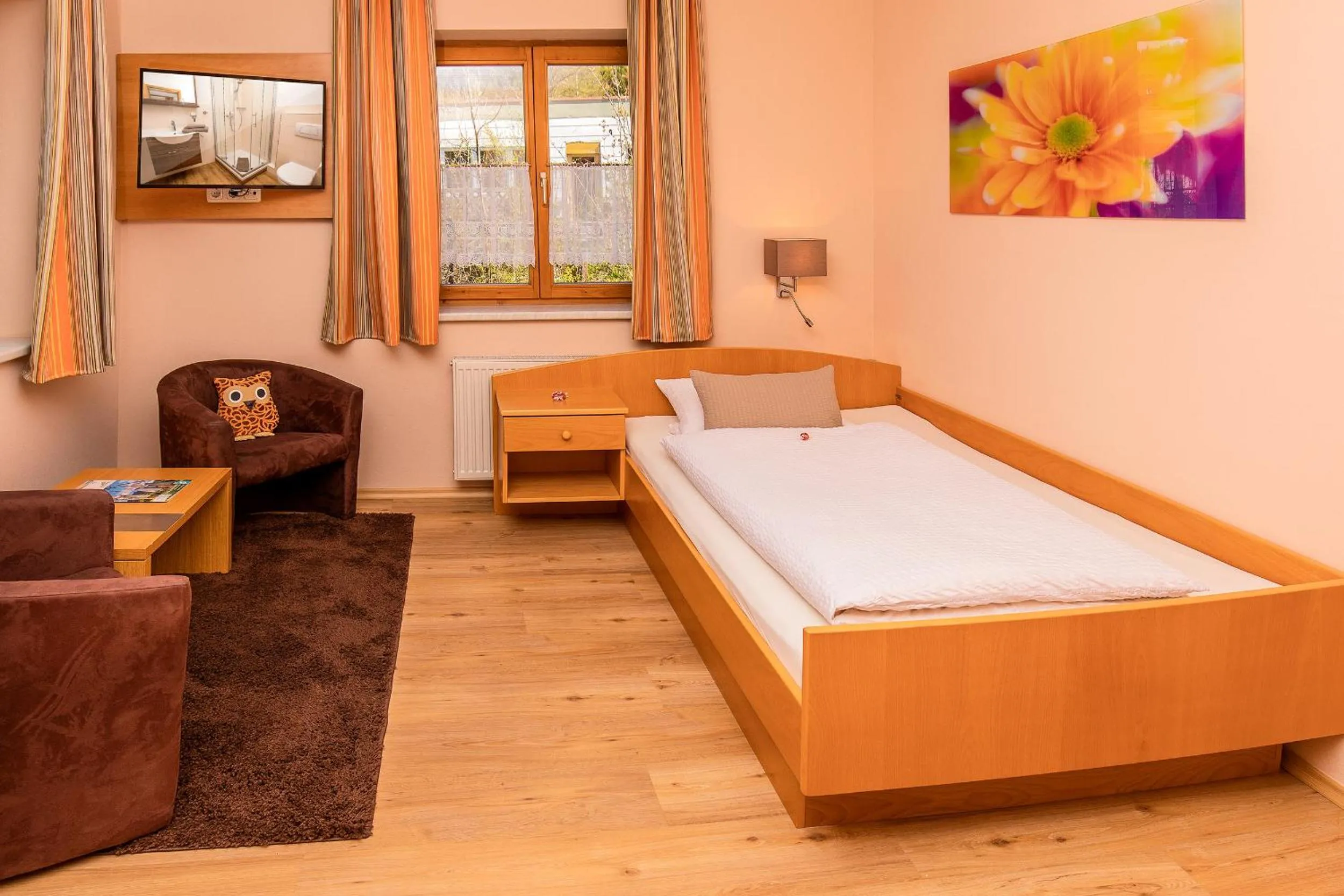 TV and multimedia, Bed in Pension Silberbauer