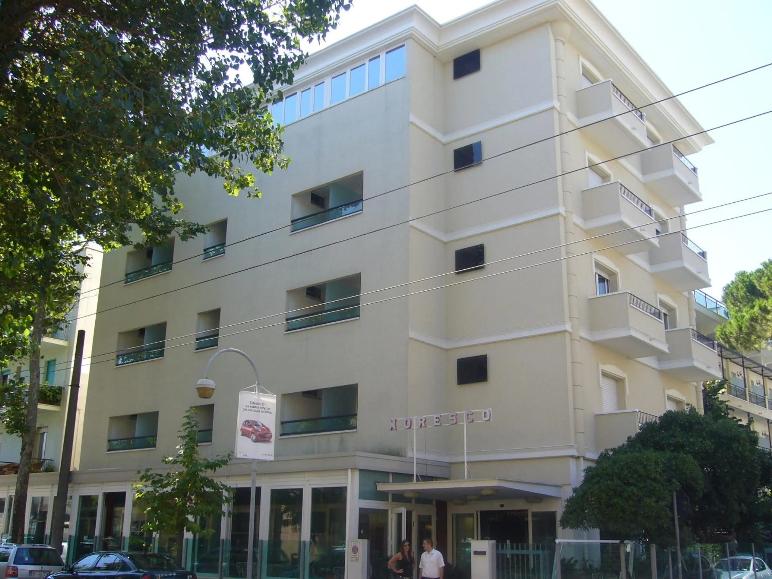 Property building in Hotel Moresco Riccione - Piscina Beach Village