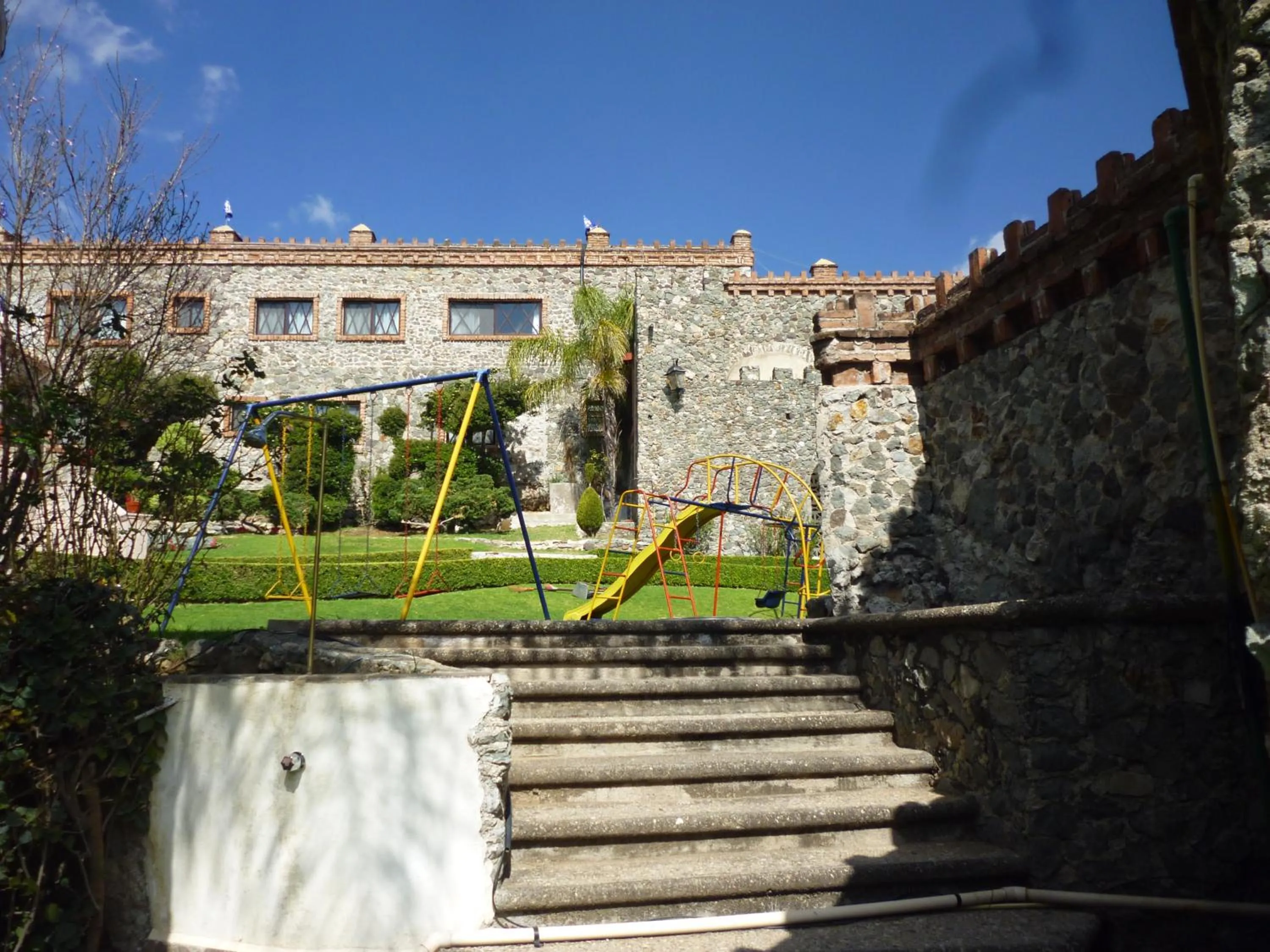 Children play ground in Hotel Castillo de Santa Cecilia