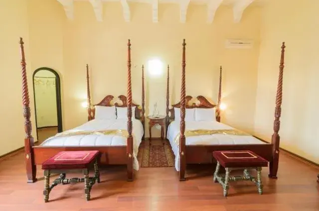 Bed in Hotel Castillo de Santa Cecilia Bed in Hotel Castillo de Santa Cecilia