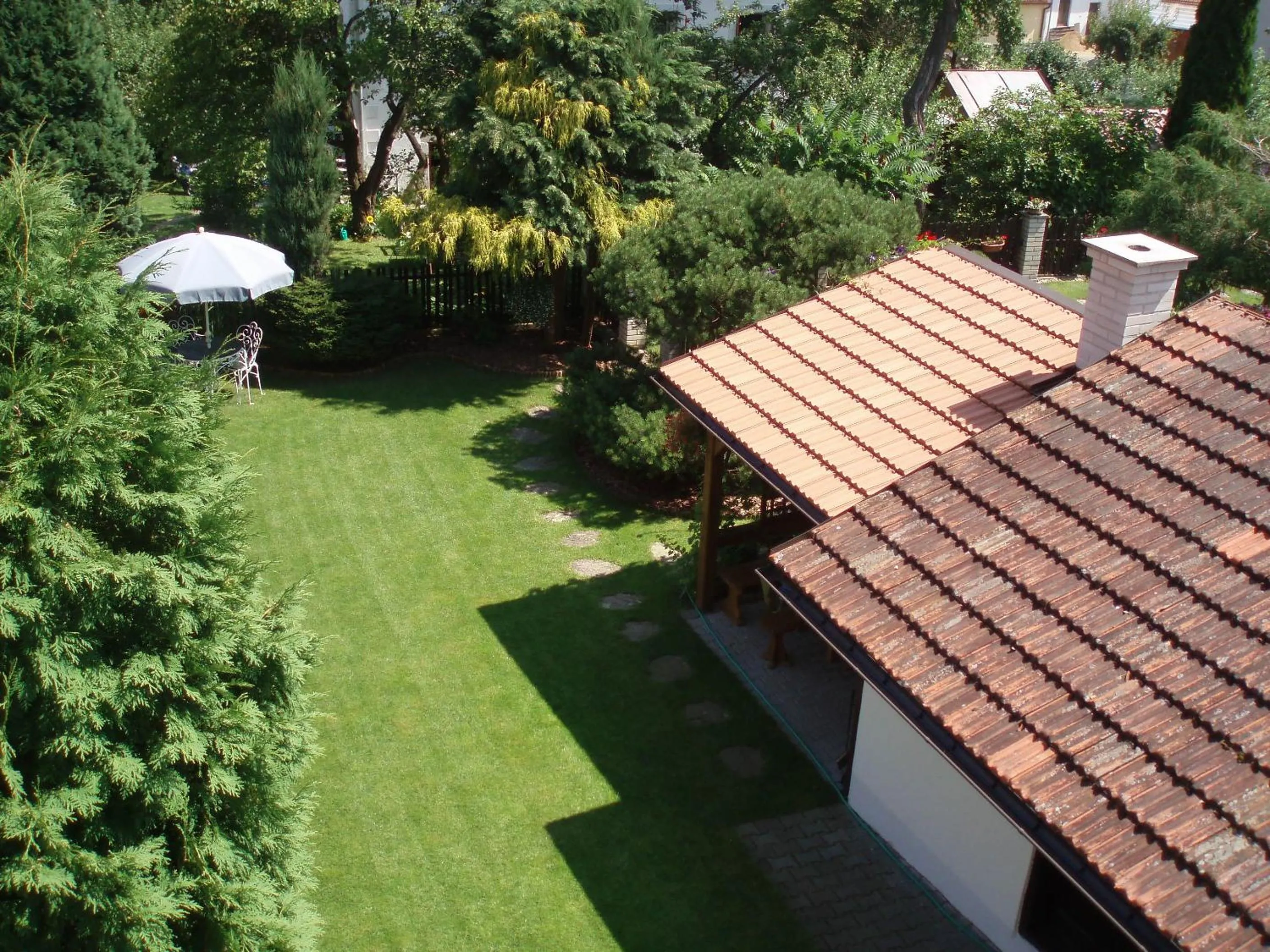 Garden view in B&B Nika