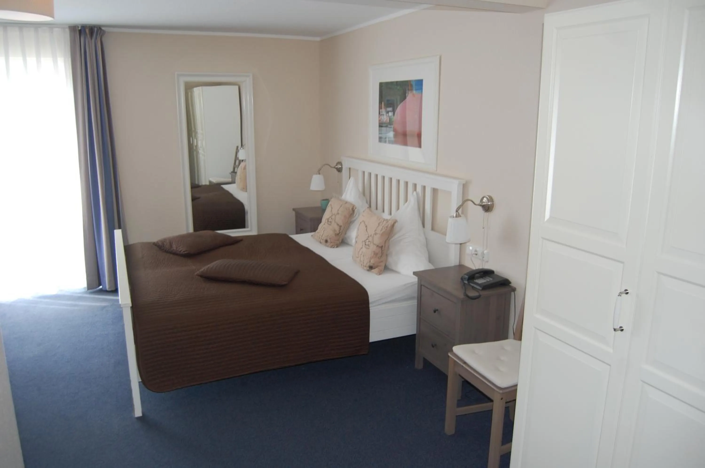 Bed in Hotel Admiral Scheer