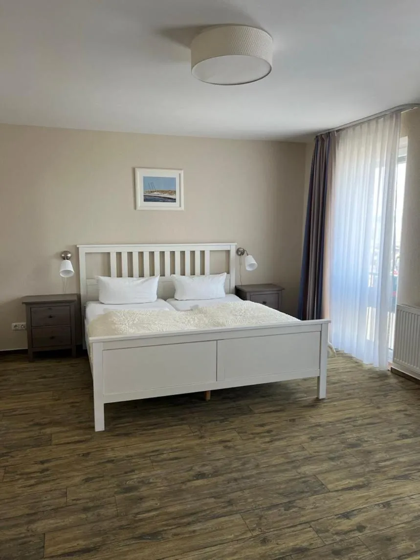 Bed in Hotel Admiral Scheer