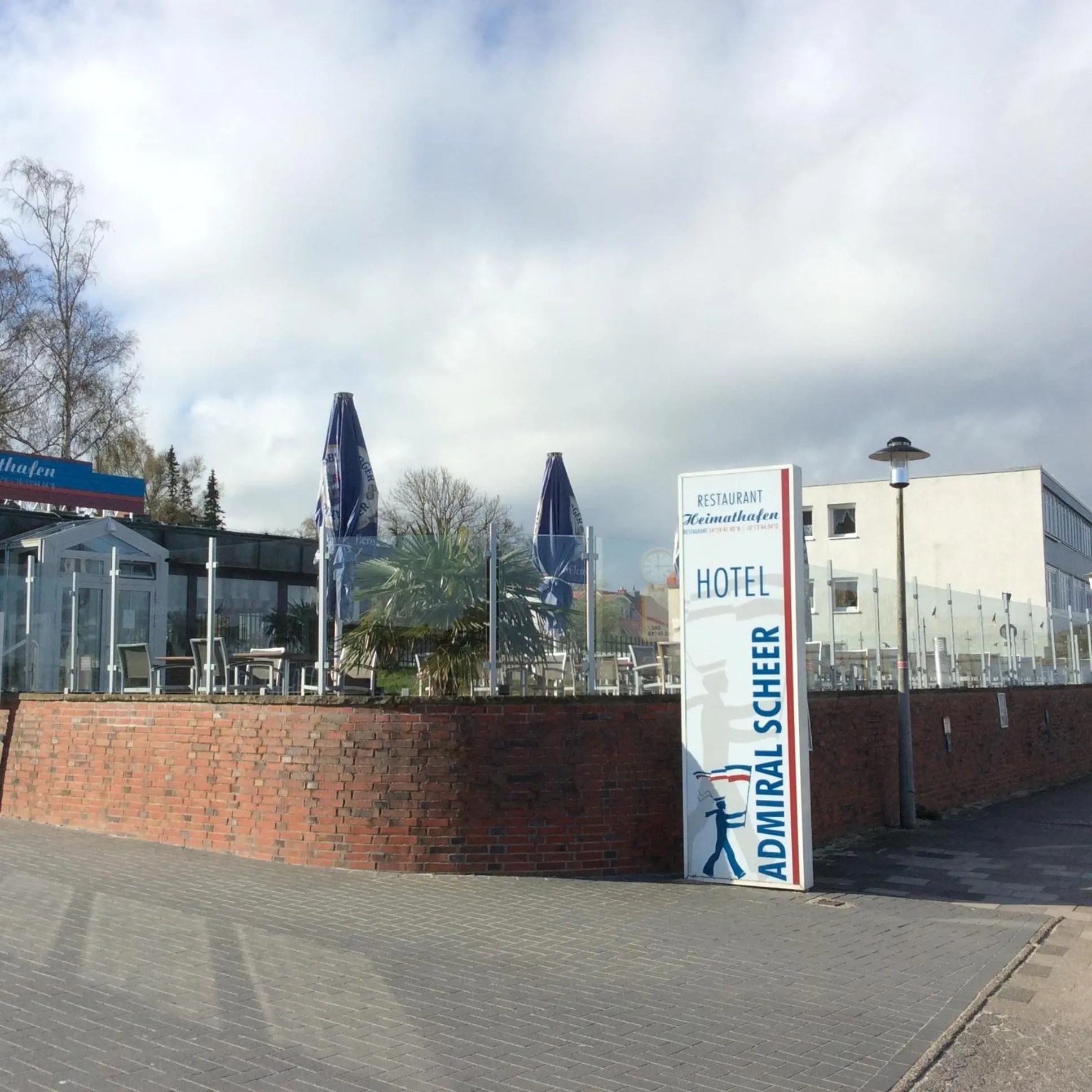 Patio in Hotel Admiral Scheer