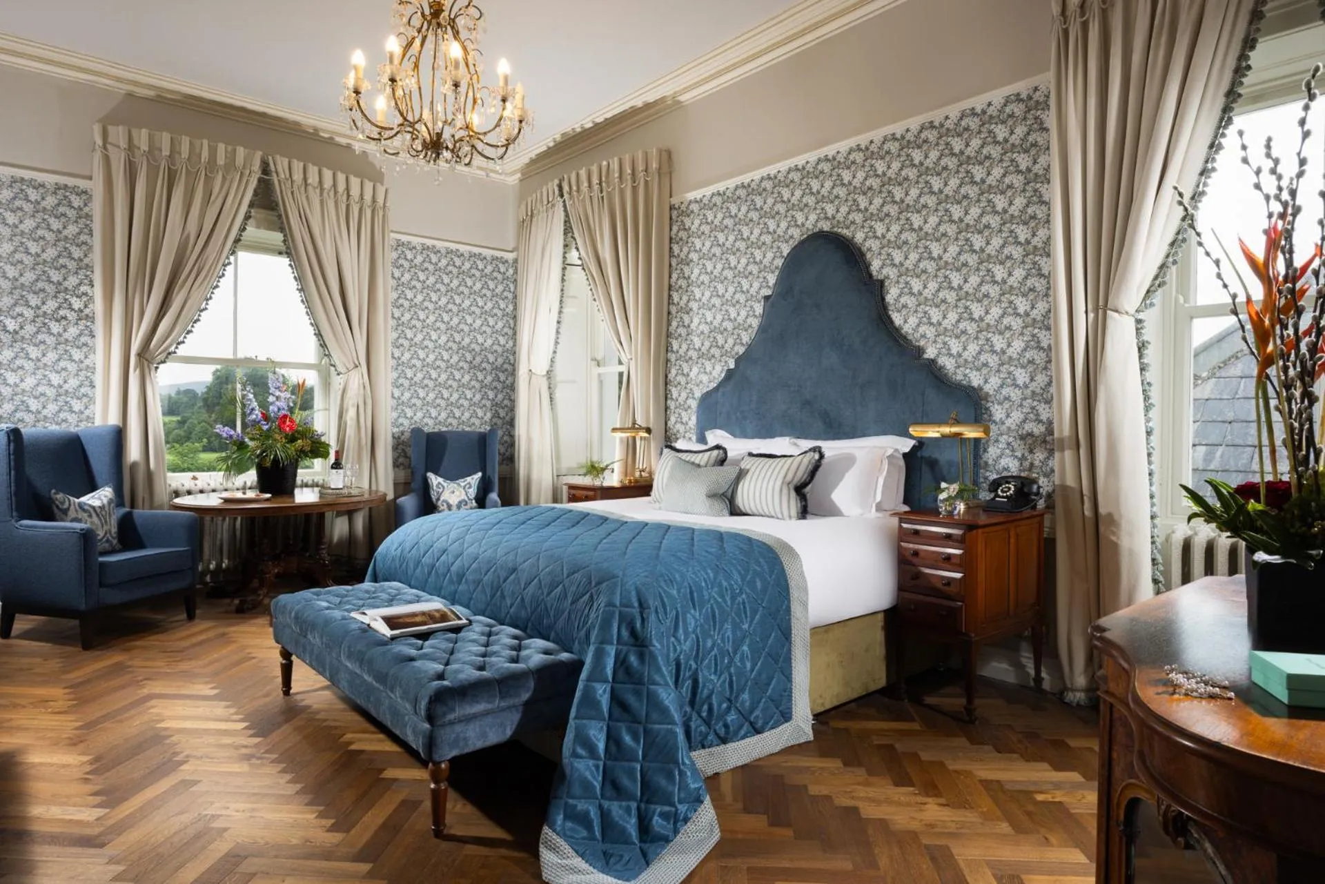 Bedroom, Bed in Tulfarris Hotel and Golf Resort