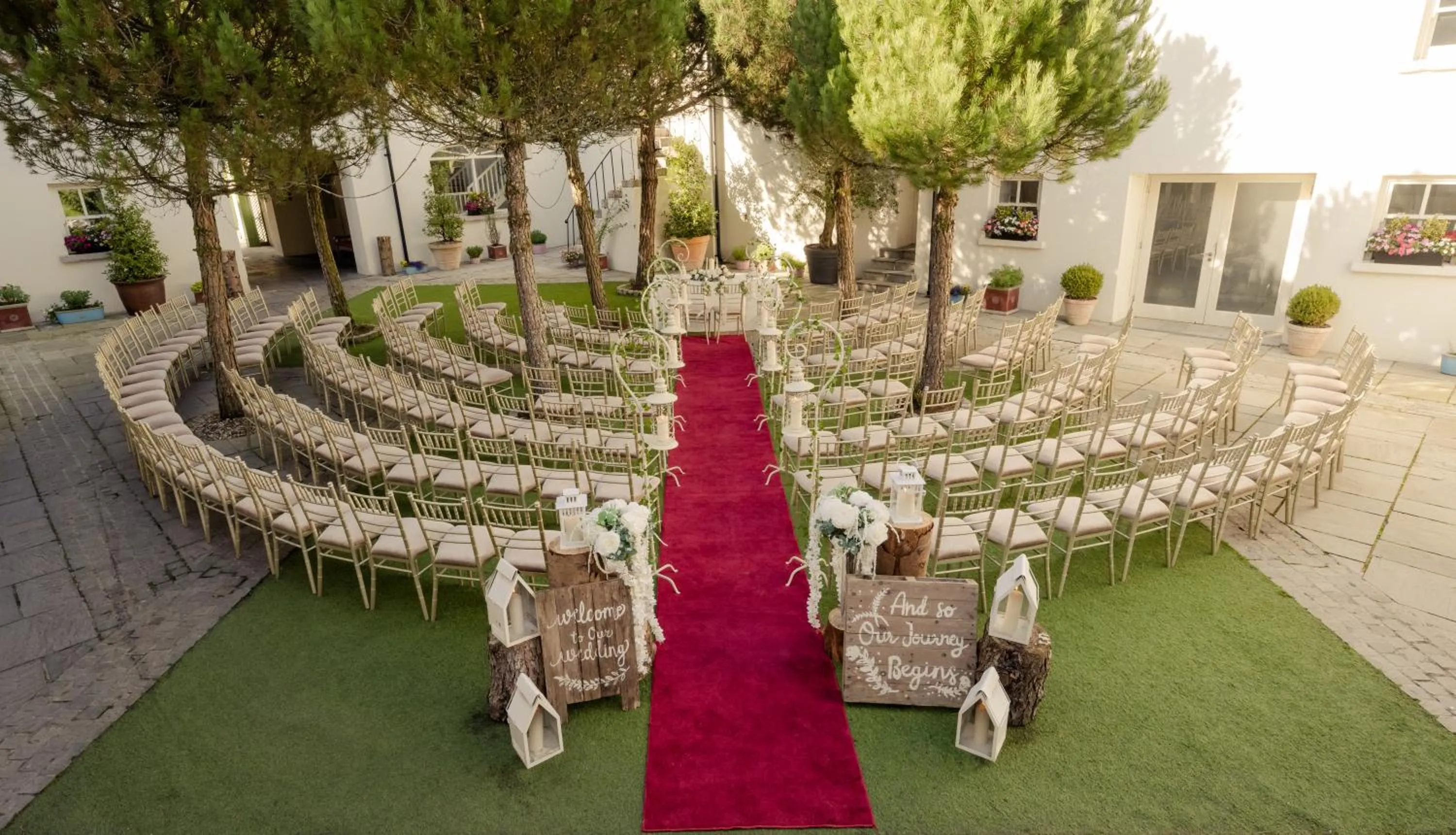 wedding in Tulfarris Hotel and Golf Resort