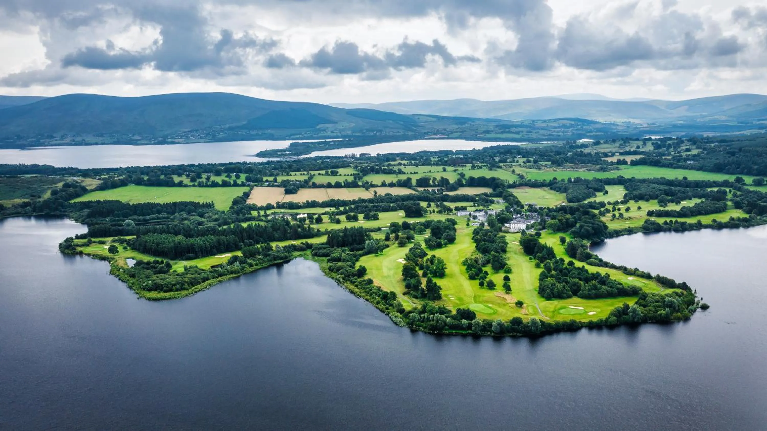 Lake view in Tulfarris Hotel and Golf Resort