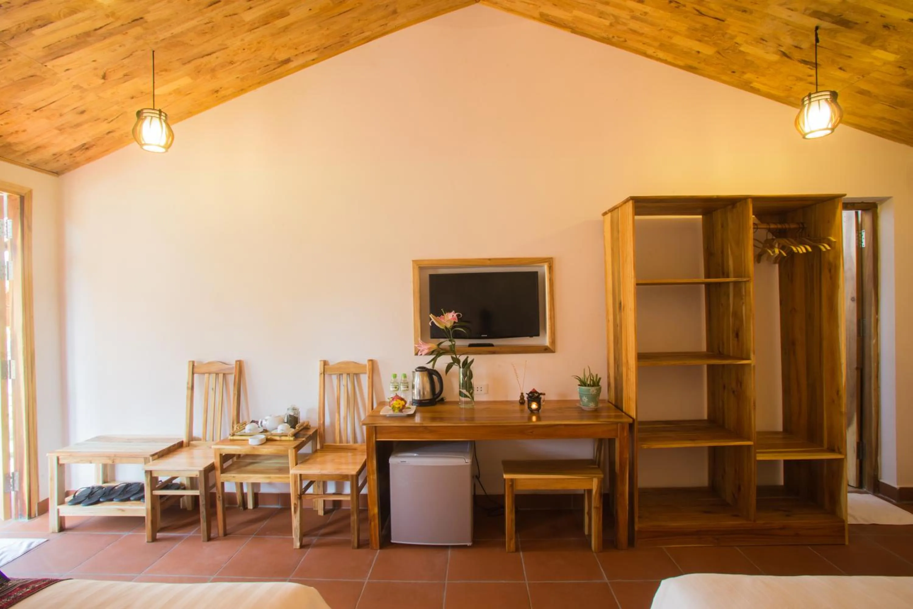 Communal lounge/ TV room in La Mer Resort, Phú Quốc