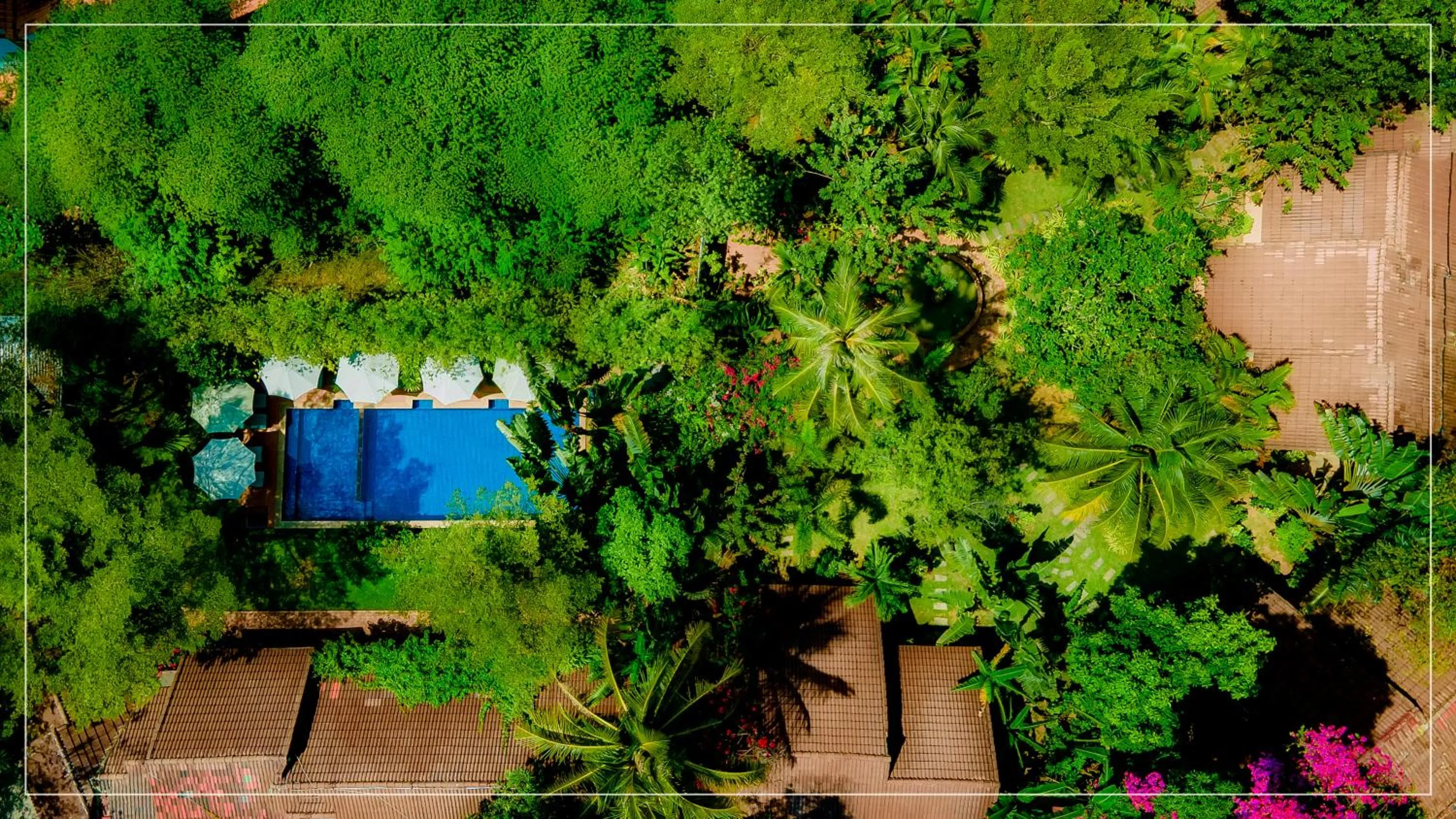Swimming pool in La Mer Resort, Phú Quốc