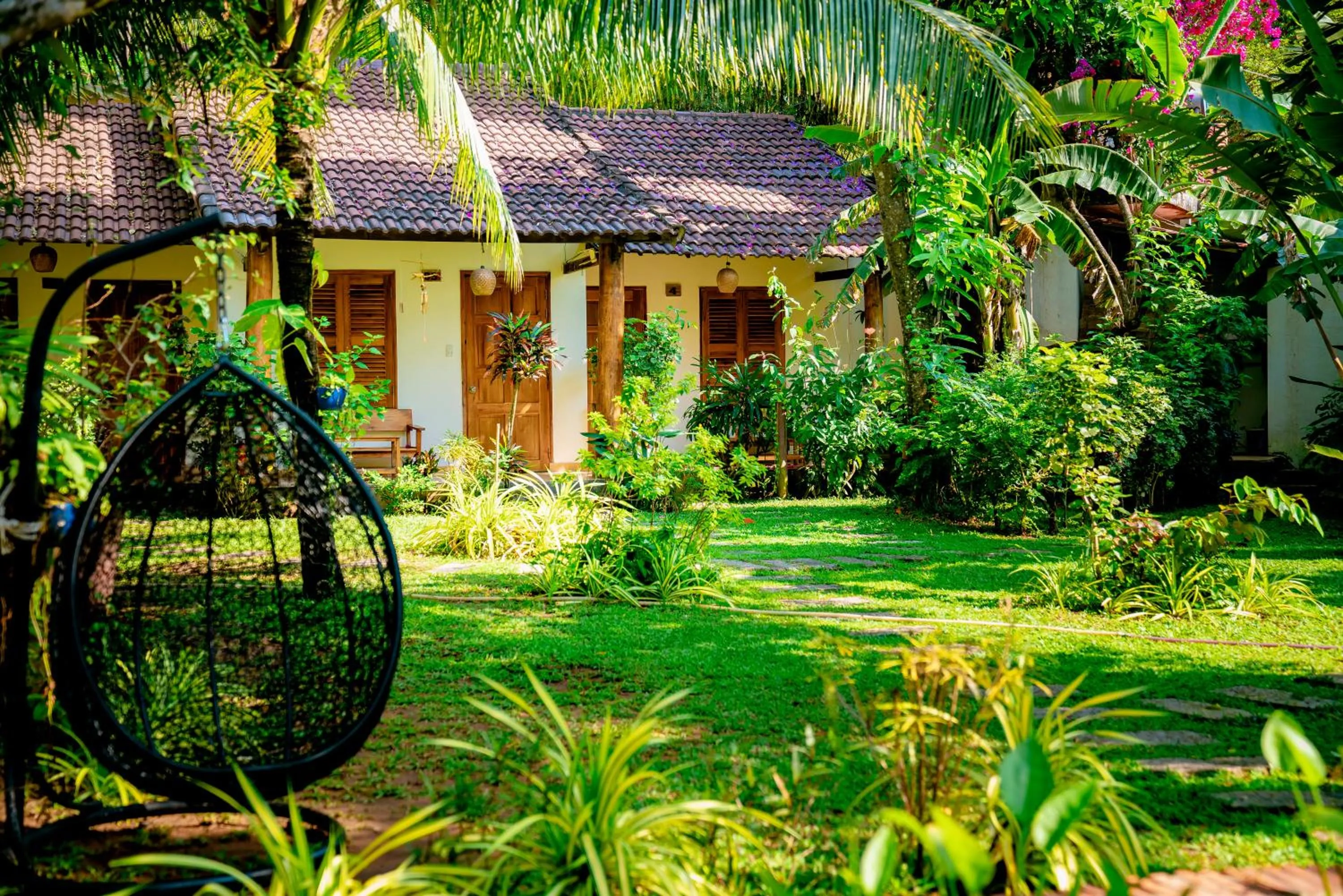 Garden view in La Mer Resort, Phú Quốc