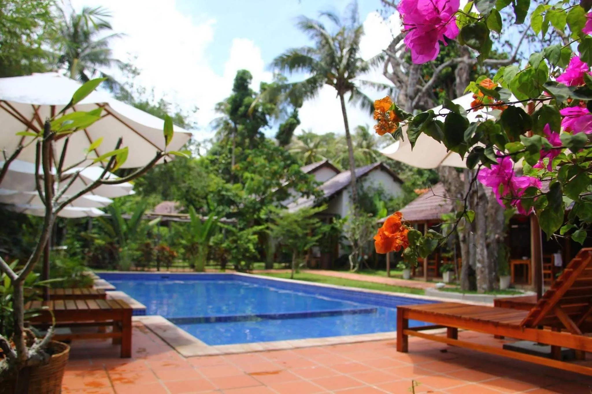 Swimming pool in La Mer Resort, Phú Quốc