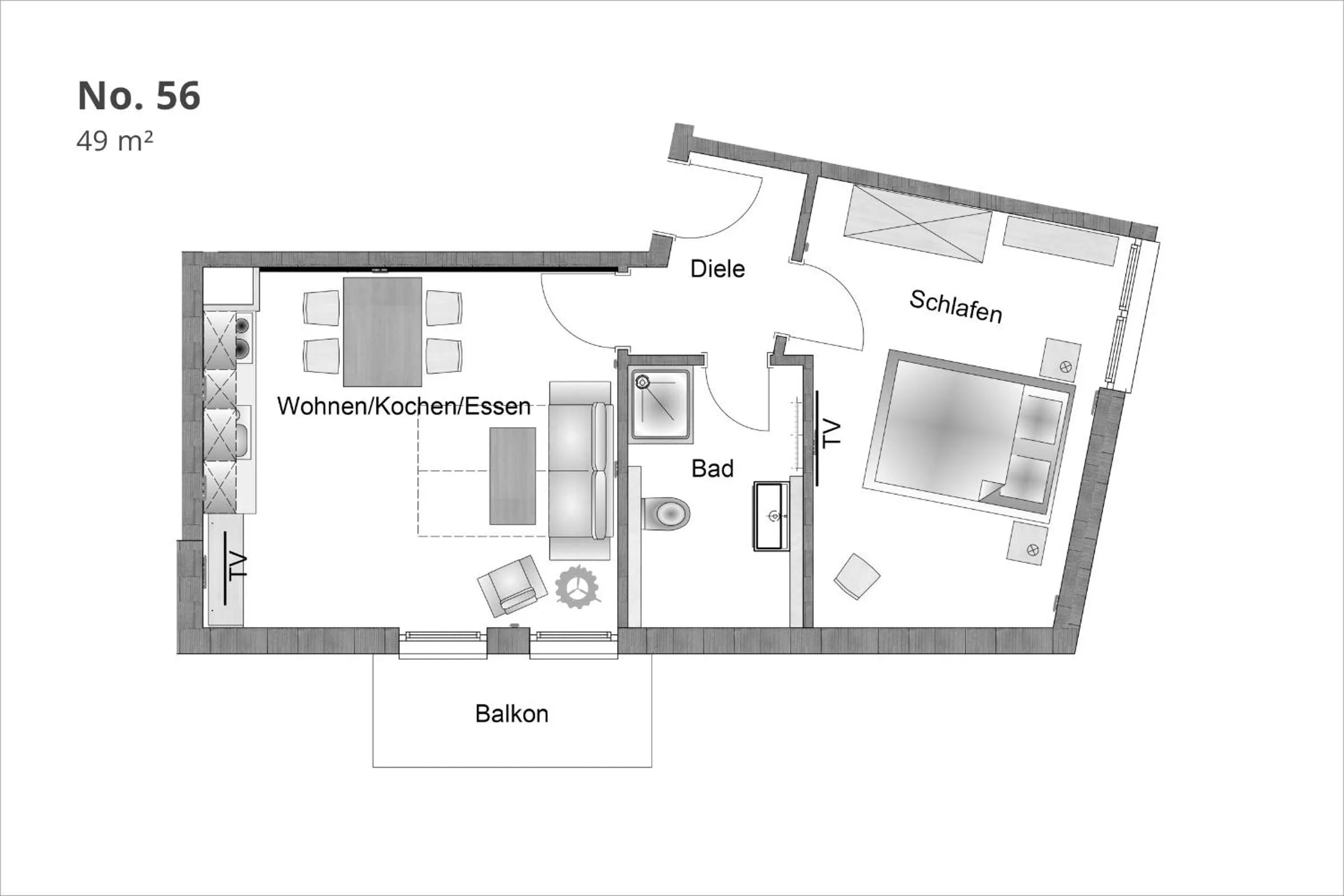 Photo of the whole room in Min Hüsung by Rujana