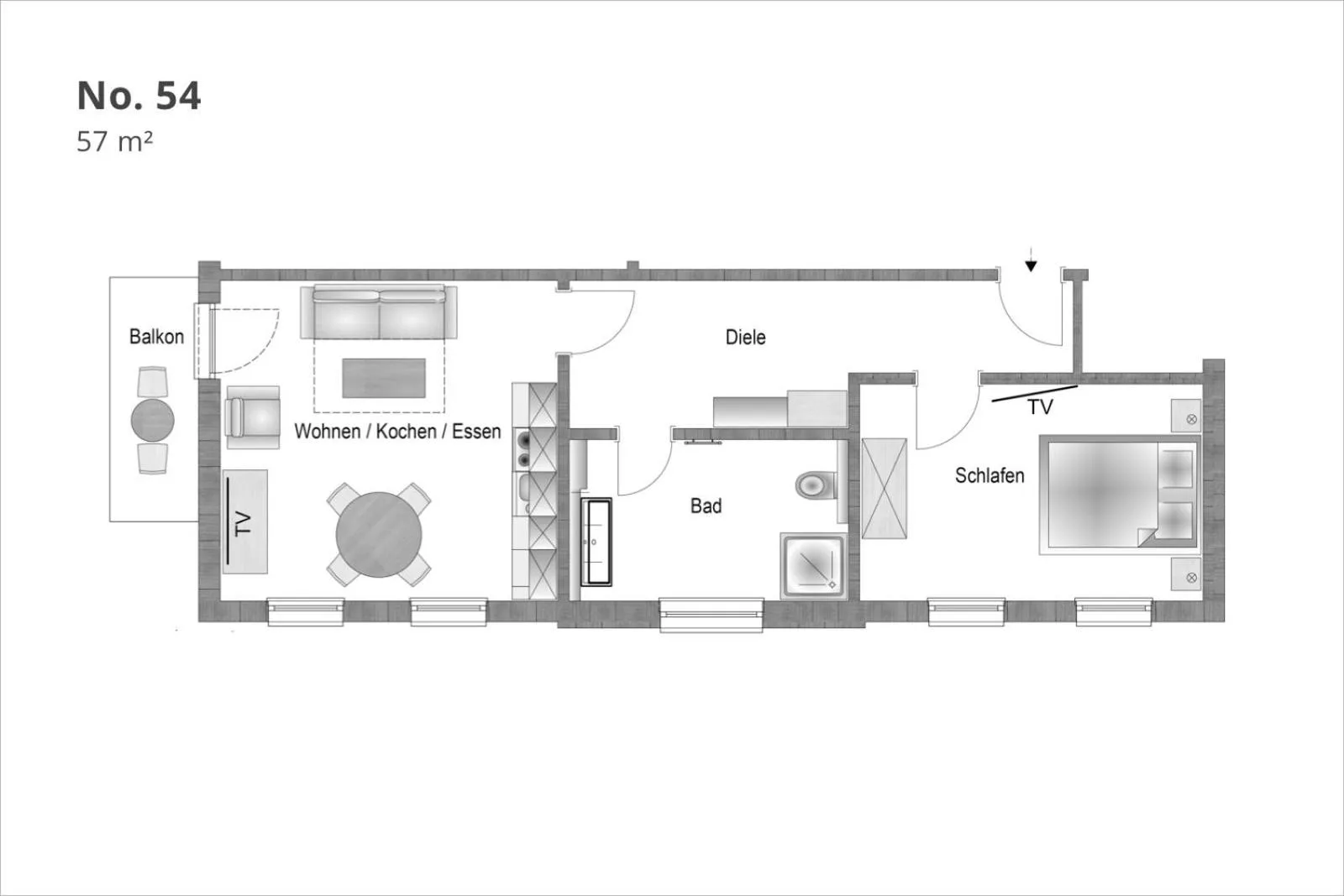 Photo of the whole room in Min Hüsung by Rujana