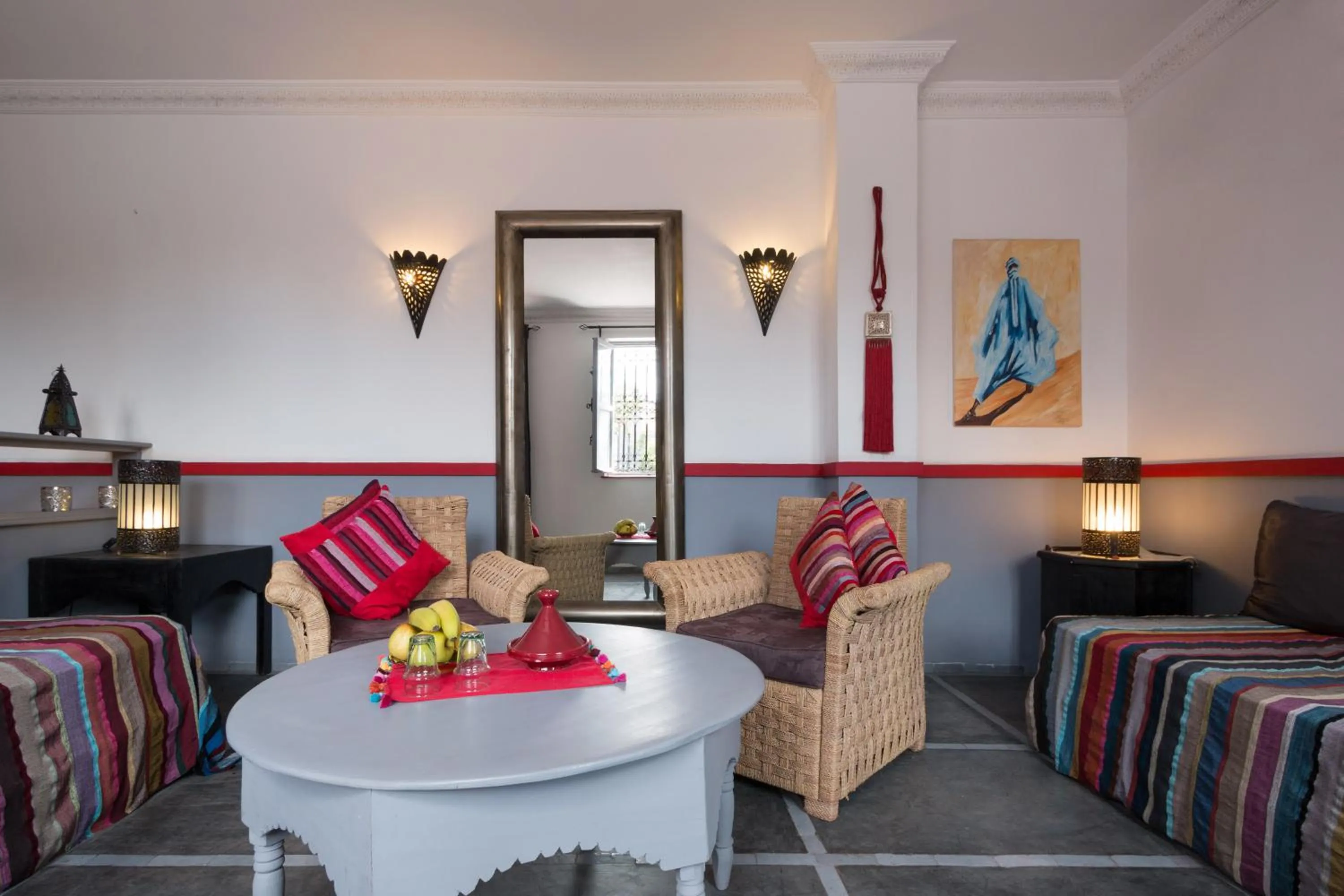 Living room in Riad Alegria