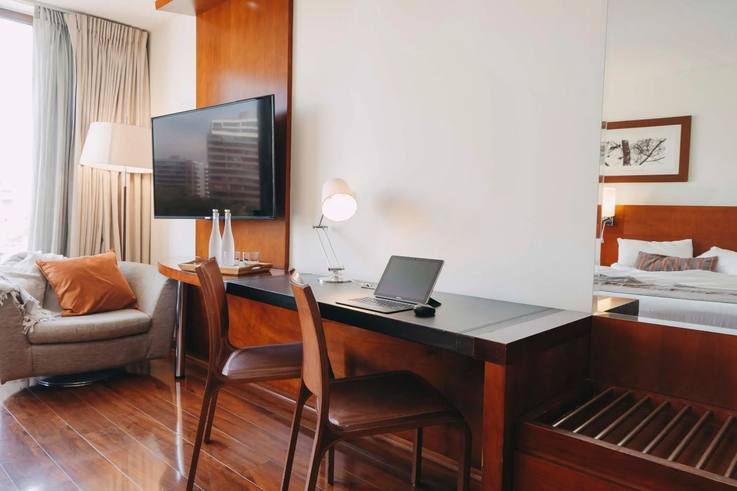 Living room, Bed in Time Select - Elegant Apartments Living room, Bed in Time Select - Elegant Apartments