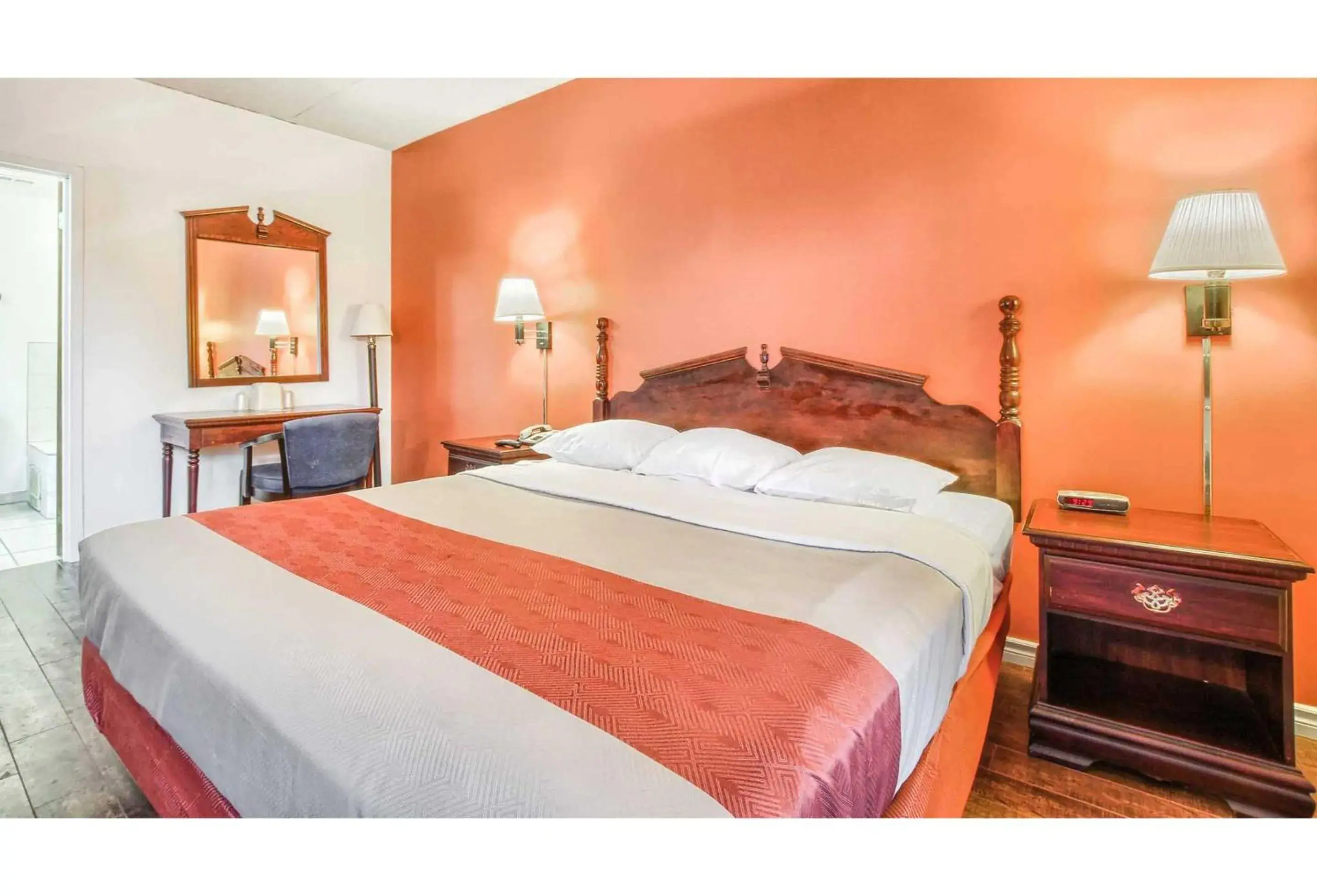 Bedroom, Bed in Motel 6-Windsor, ON Bedroom, Bed in Motel 6-Windsor, ON