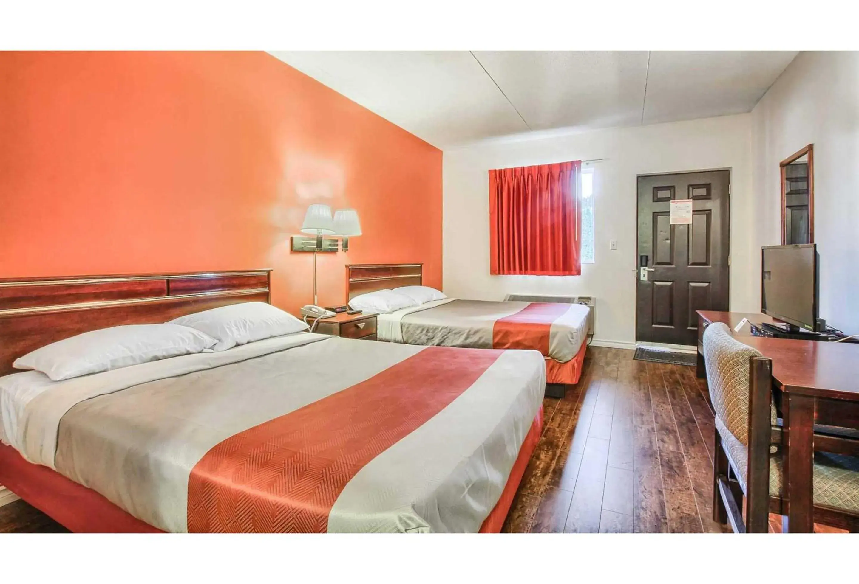 Bedroom, Bed in Motel 6-Windsor, ON Bedroom, Bed in Motel 6-Windsor, ON