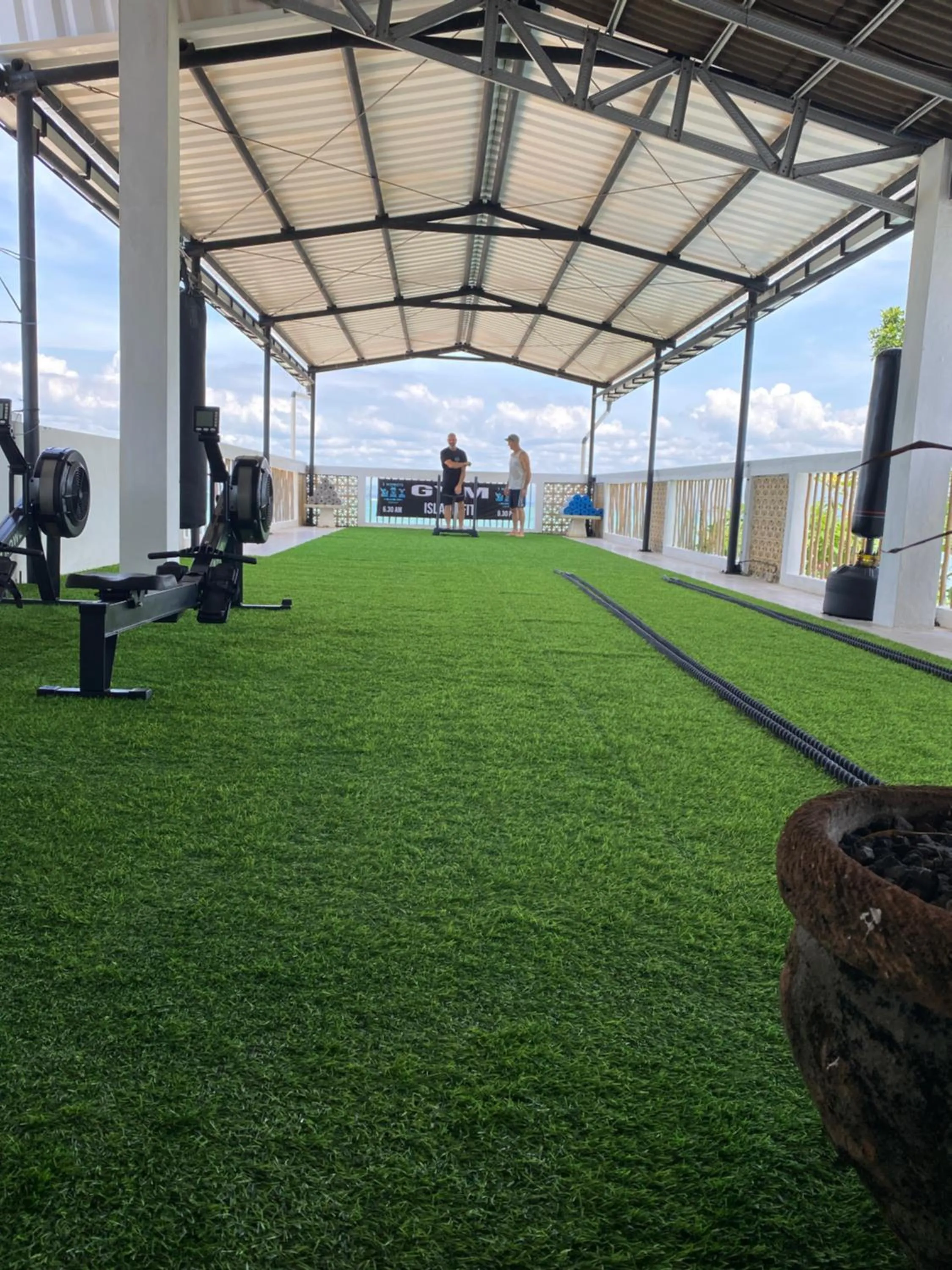 Fitness centre/facilities in 3 Monkeys Lembongan Studio apartments gym recovery centre