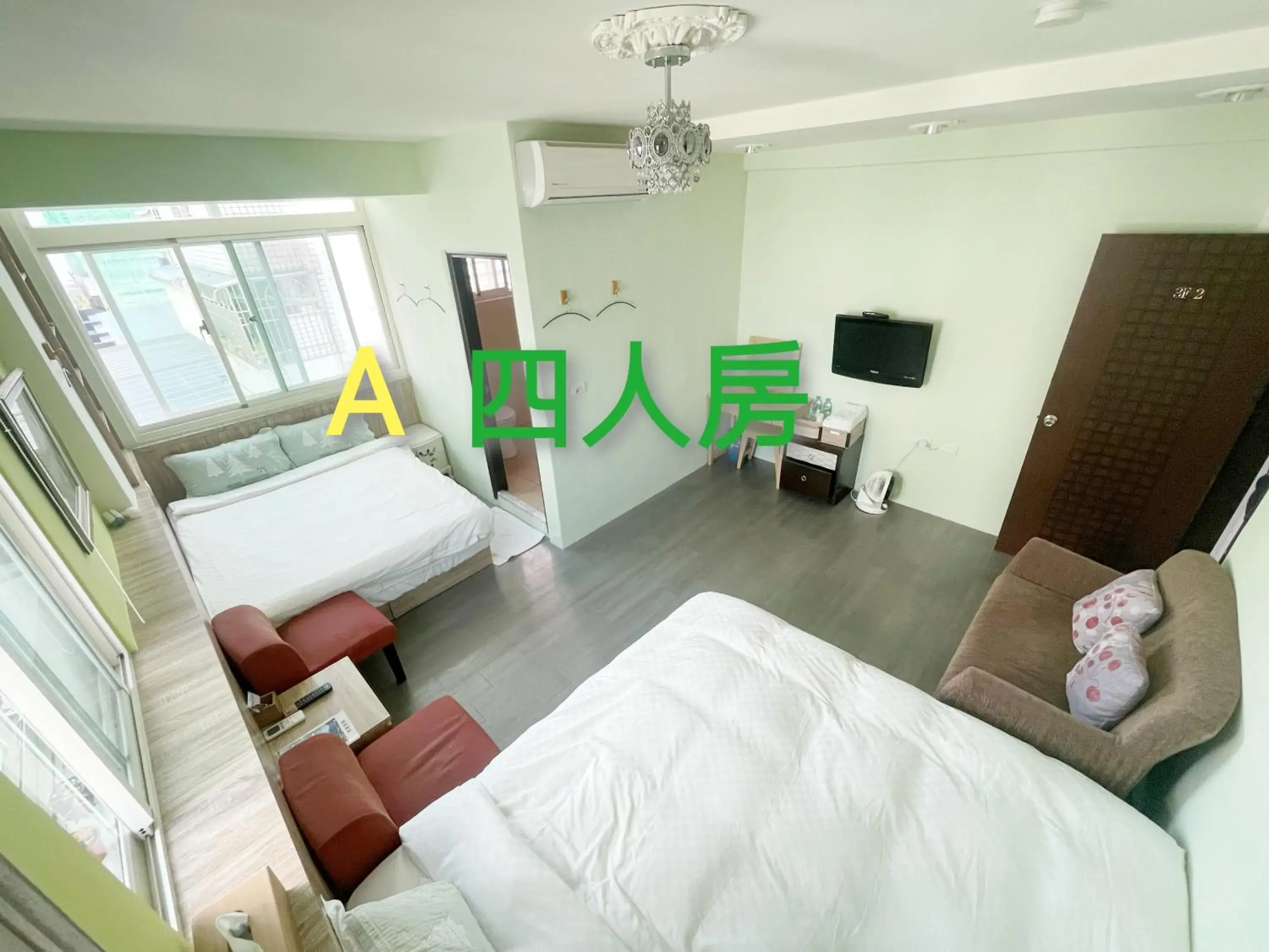 Bed in Yi Jing BnB Bed in Yi Jing BnB