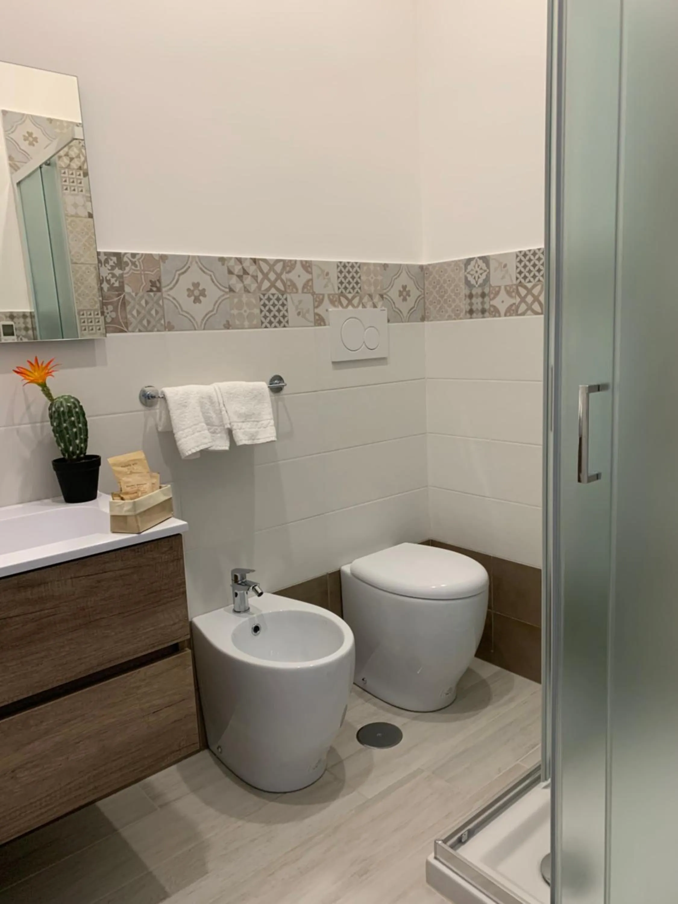 Shower in B&B Il Crepuscolo - Pompei