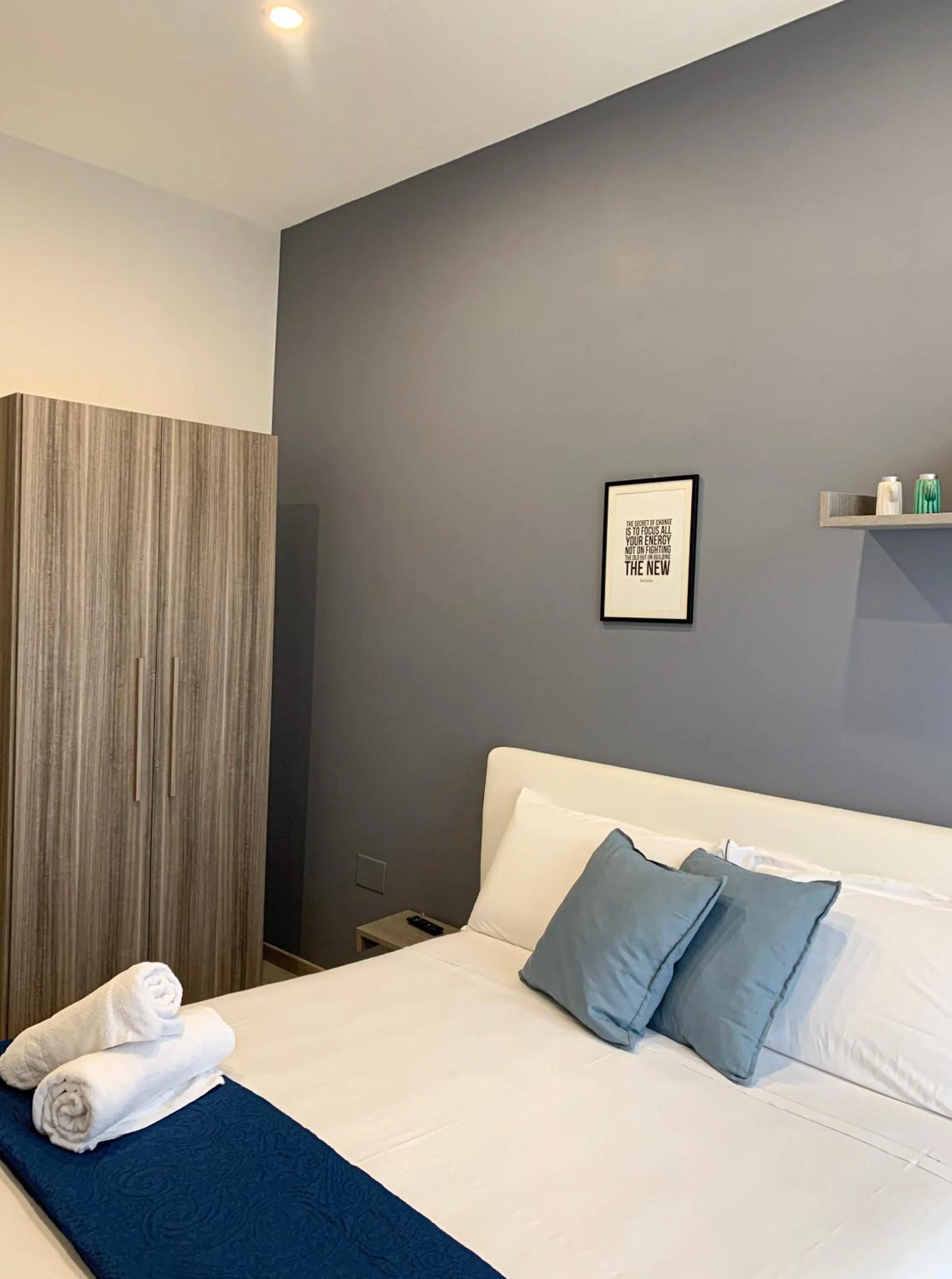 Bed in B&B Il Crepuscolo - Pompei