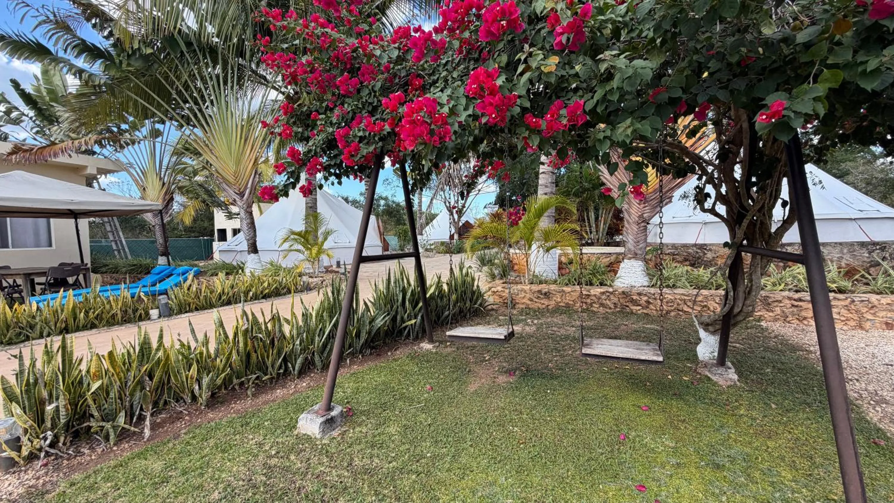 Garden view in Hameki