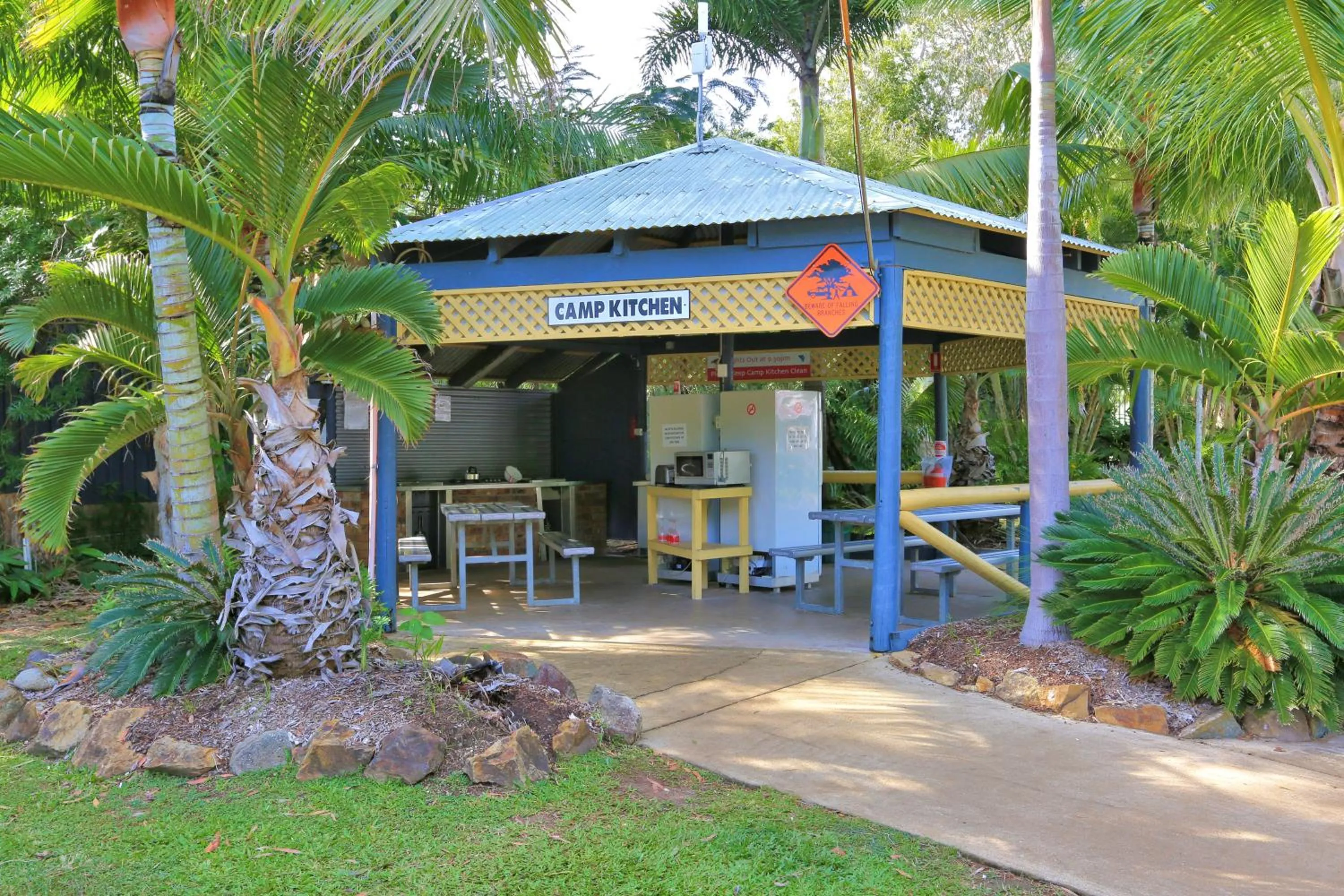 BBQ facilities in BIG4 Whitsunday Islands Holiday Park