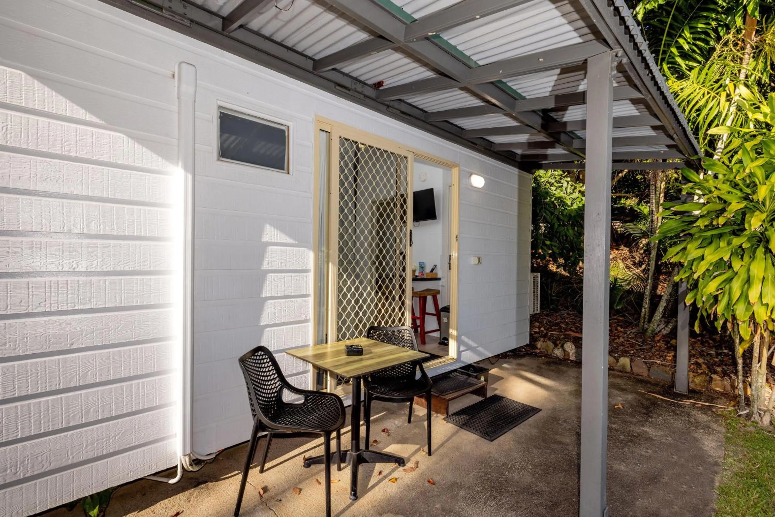 Balcony/Terrace in BIG4 Whitsunday Islands Holiday Park