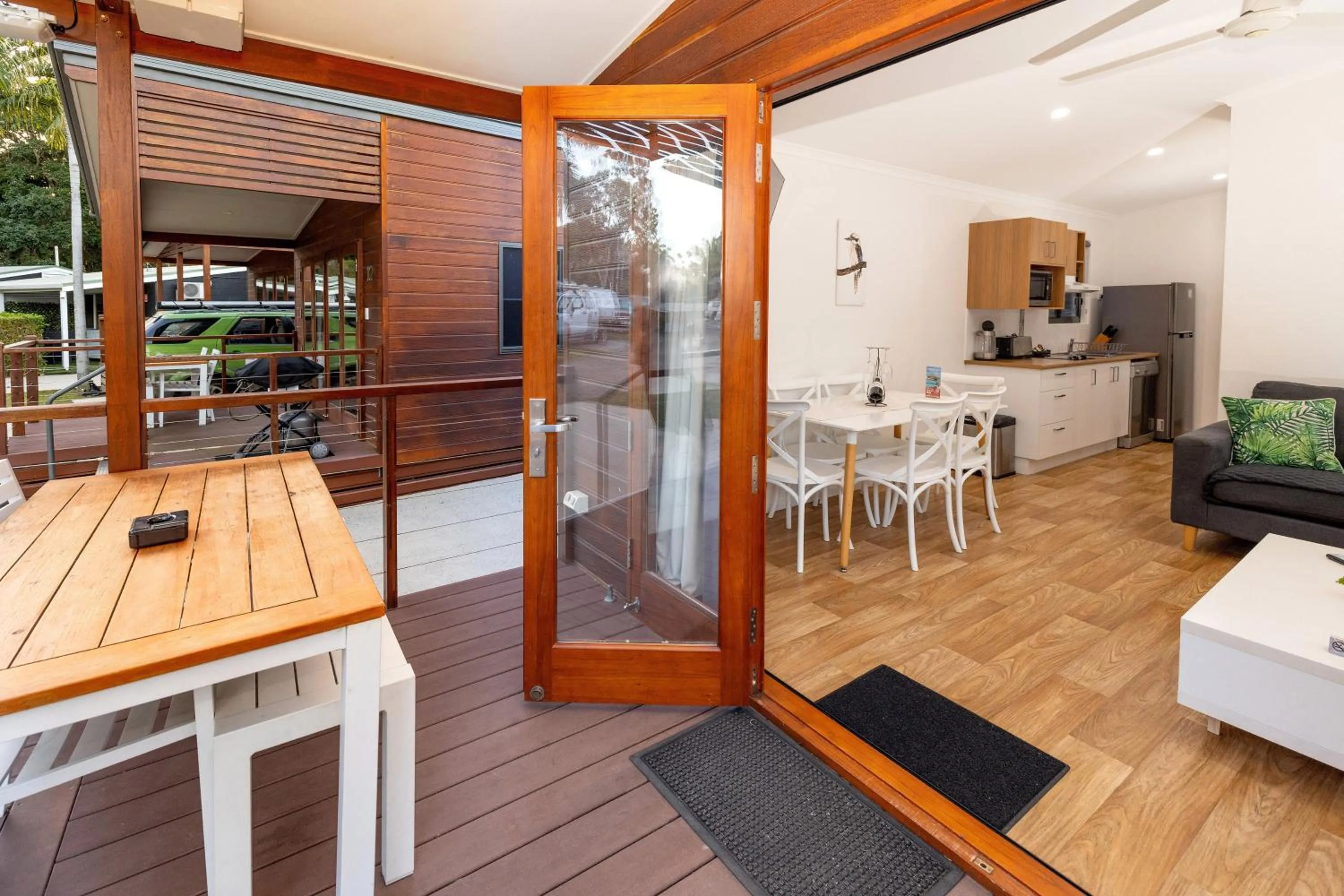 Balcony/Terrace in BIG4 Whitsunday Islands Holiday Park