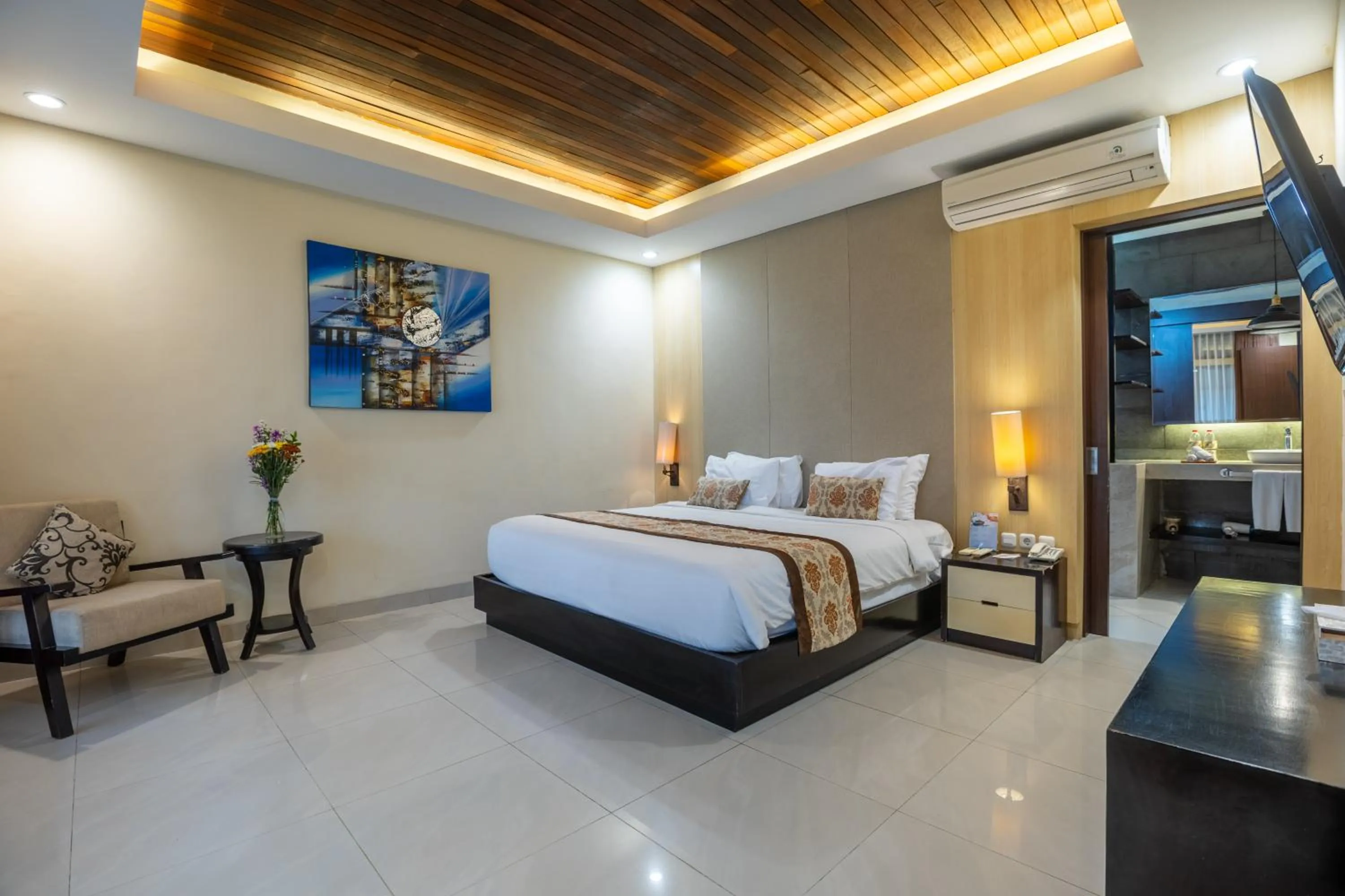 Bed in La Paradis Villa