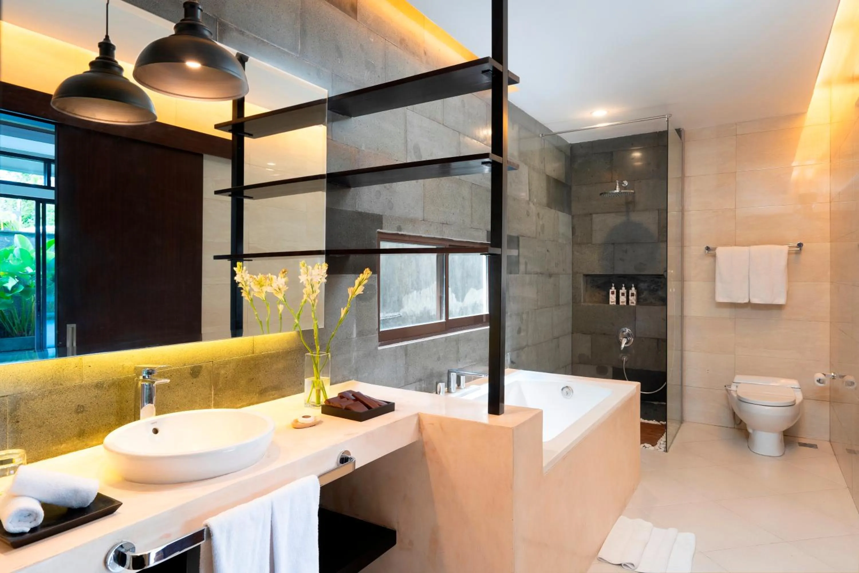 Shower in La Paradis Villa