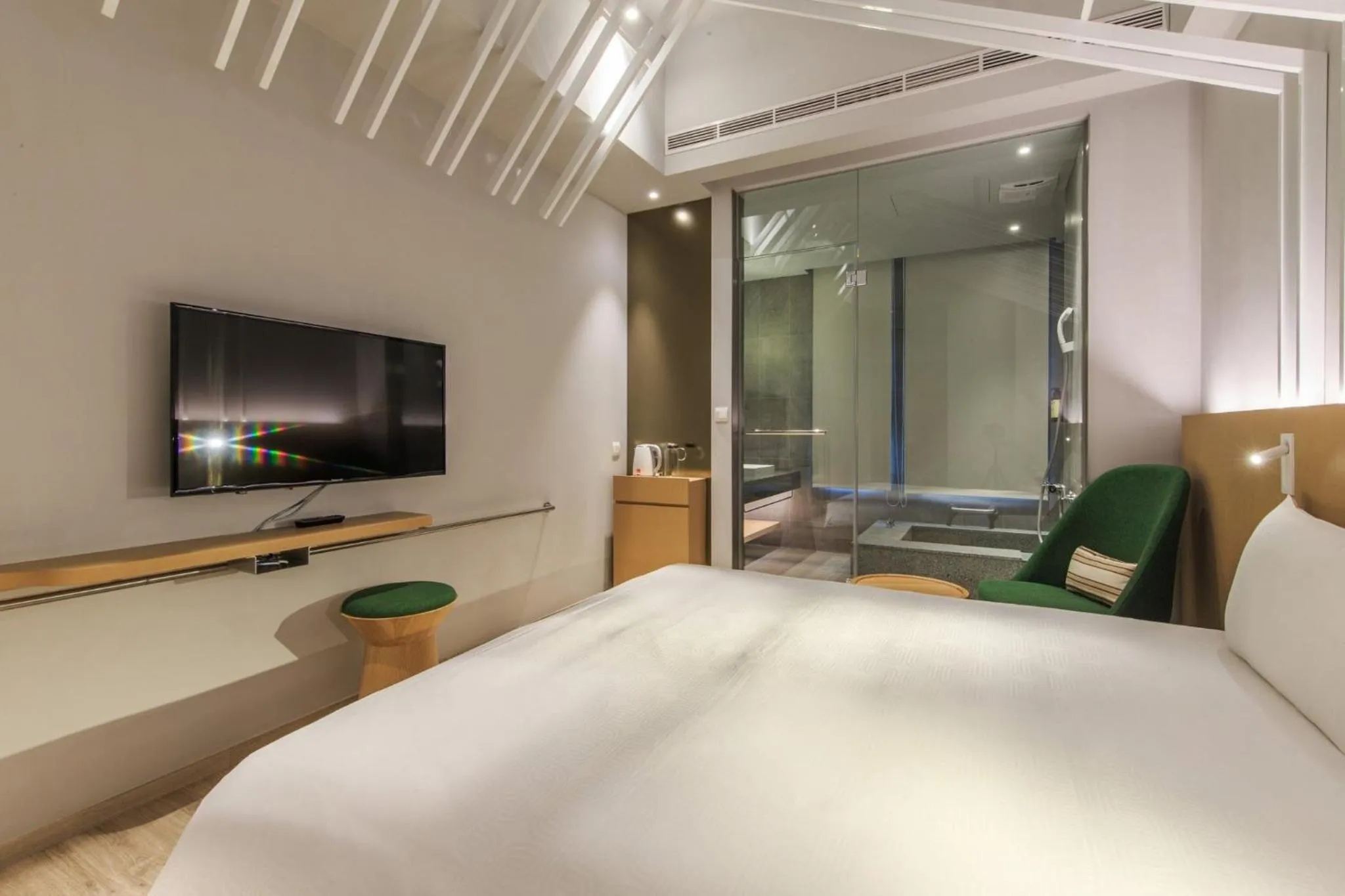 Bed in HOTEL PIN Jiaoxi