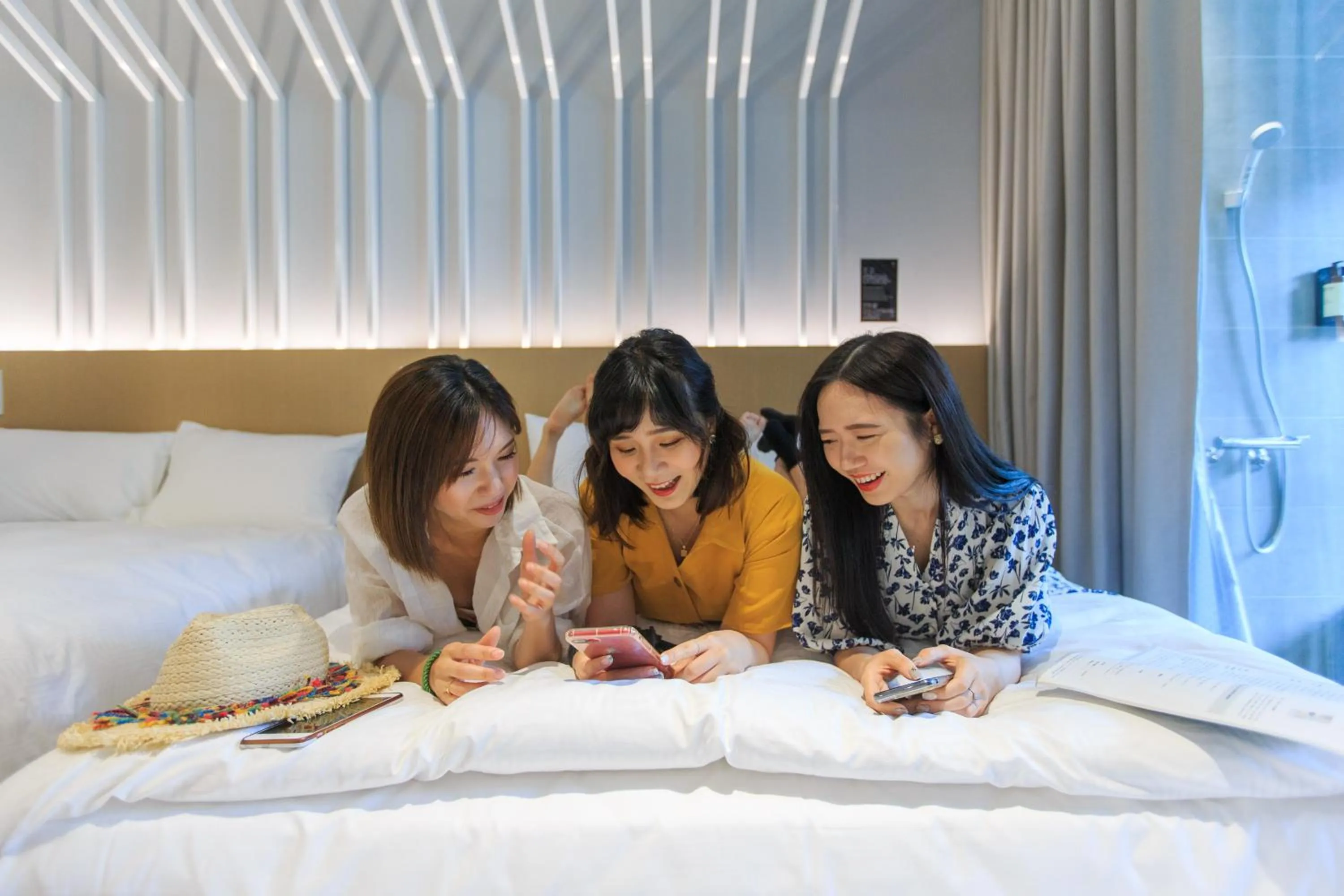 Bed in HOTEL PIN Jiaoxi