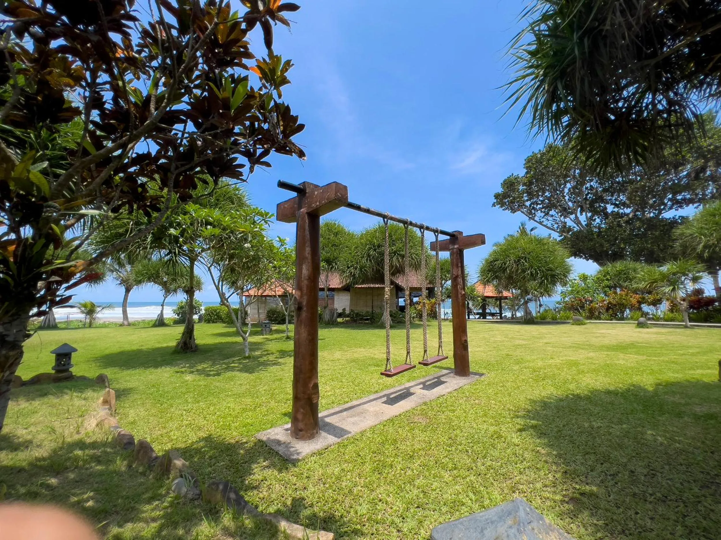 Garden view in Pondok Pitaya Balian Hotel