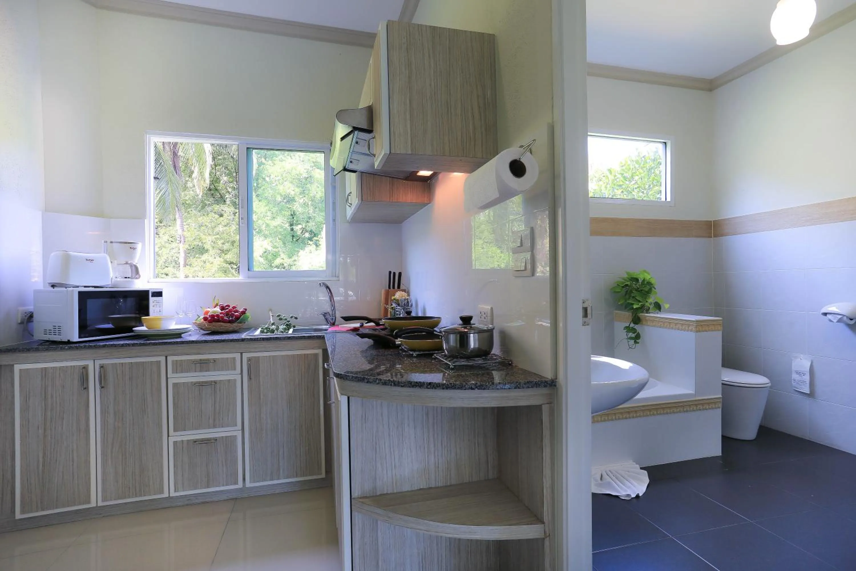 Kitchen or kitchenette in Naka Resort