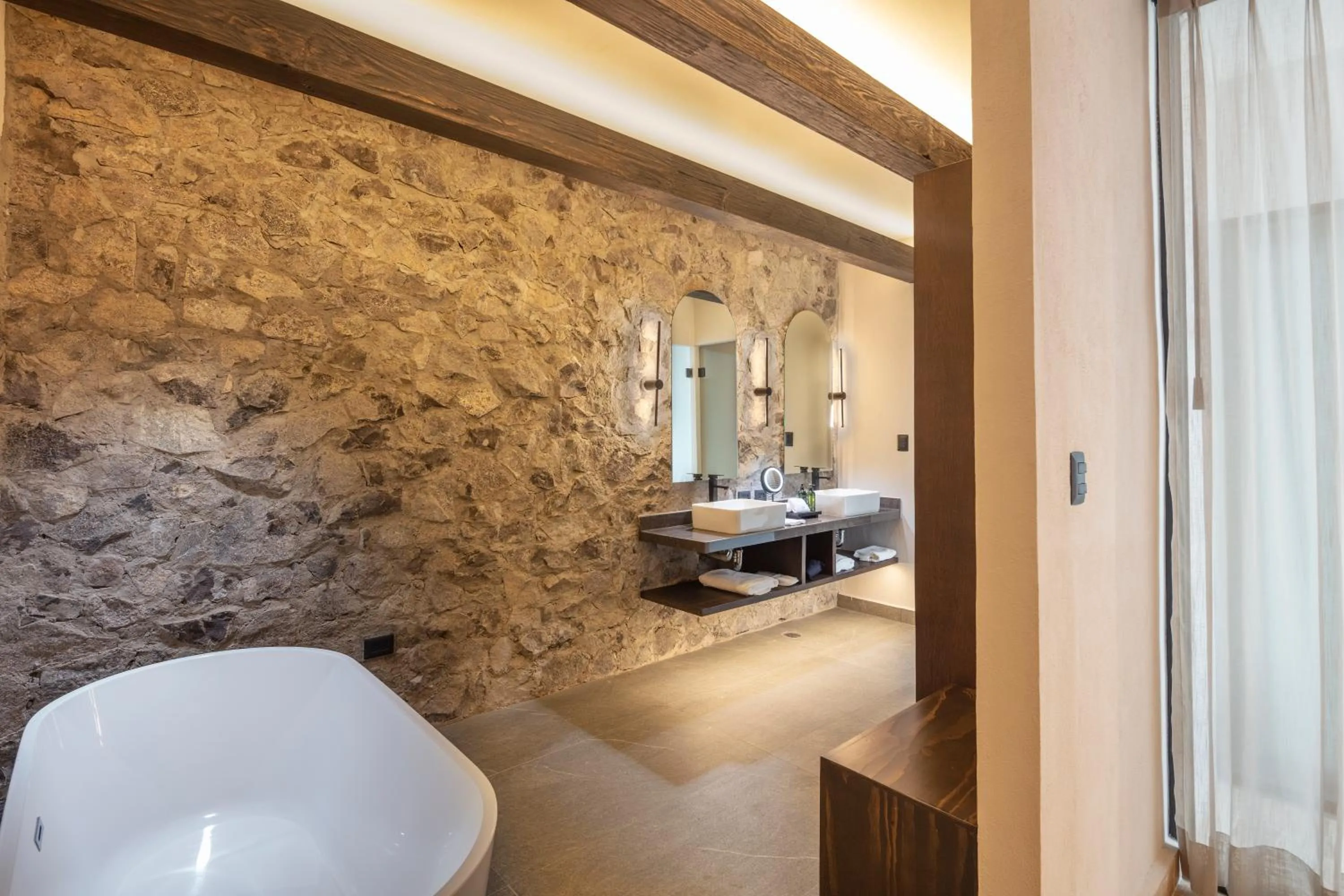 Bed in Hacienda Santo Cristo Hotel & Spa - Adults Only